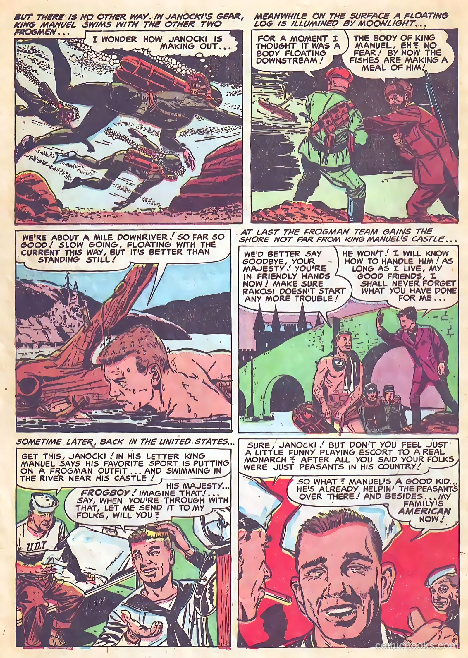Frogman Comics #10 (1953) — page 12 of 36