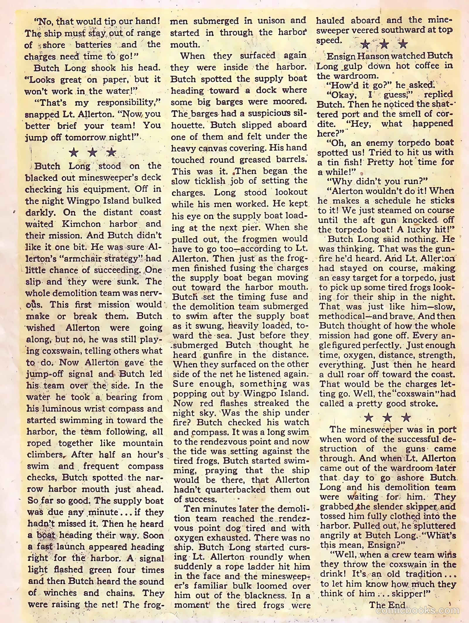 Frogman Comics #10 (1953) — page 22 of 36