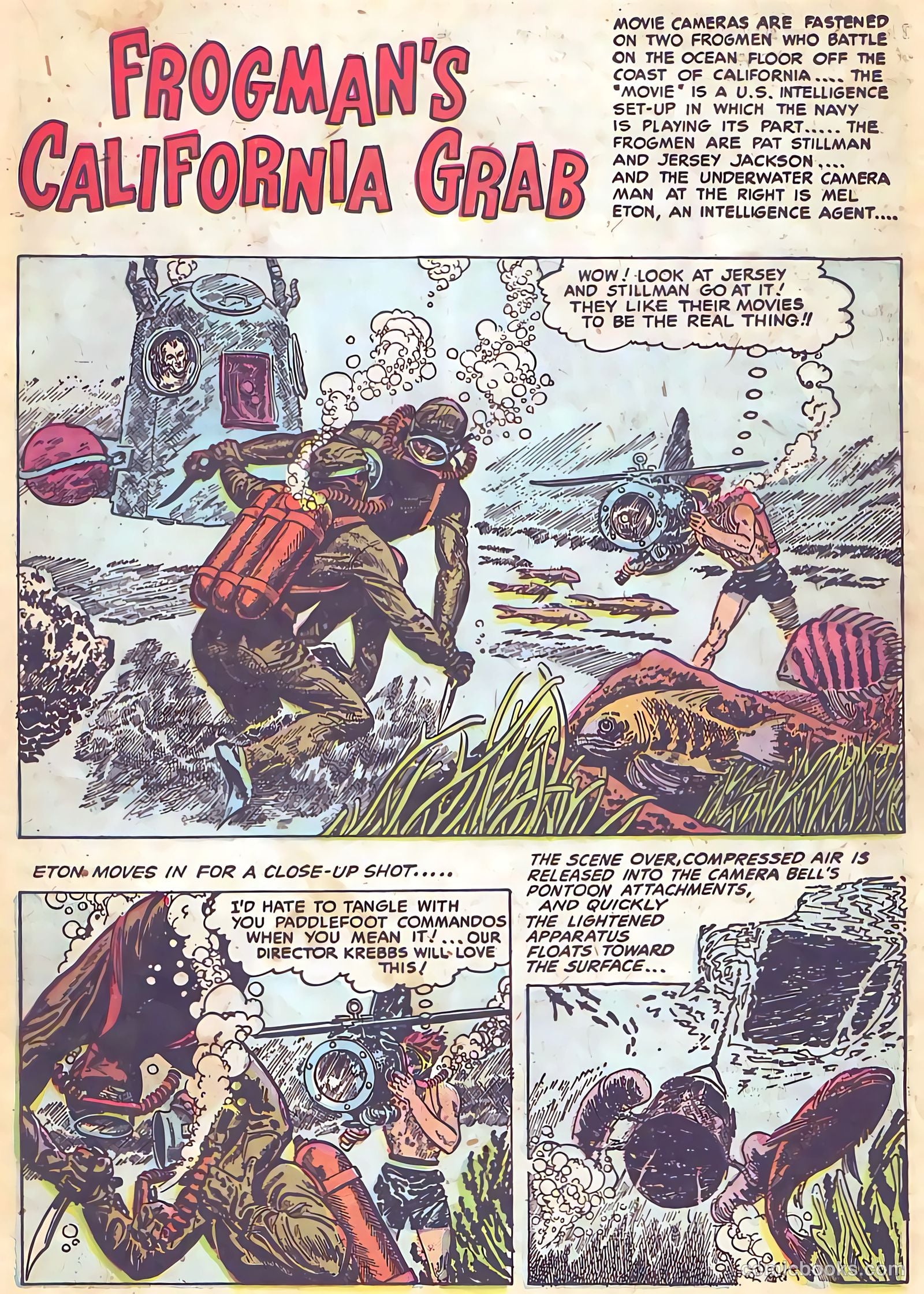 Frogman Comics #10 (1953) — page 23 of 36