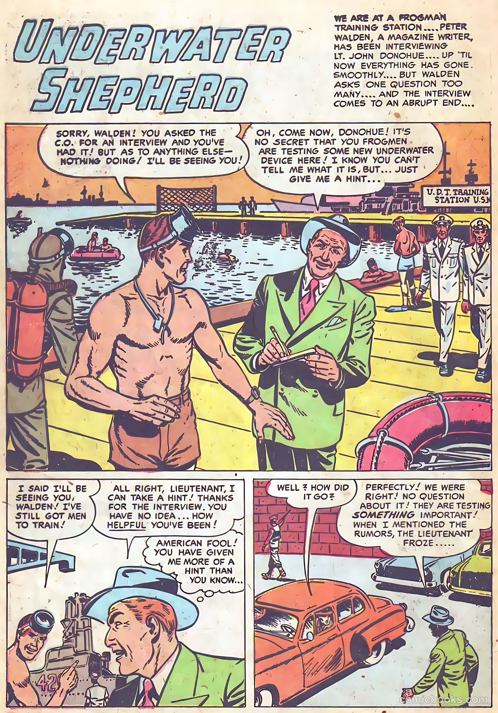 Frogman Comics #10 (1953) — page 30 of 36