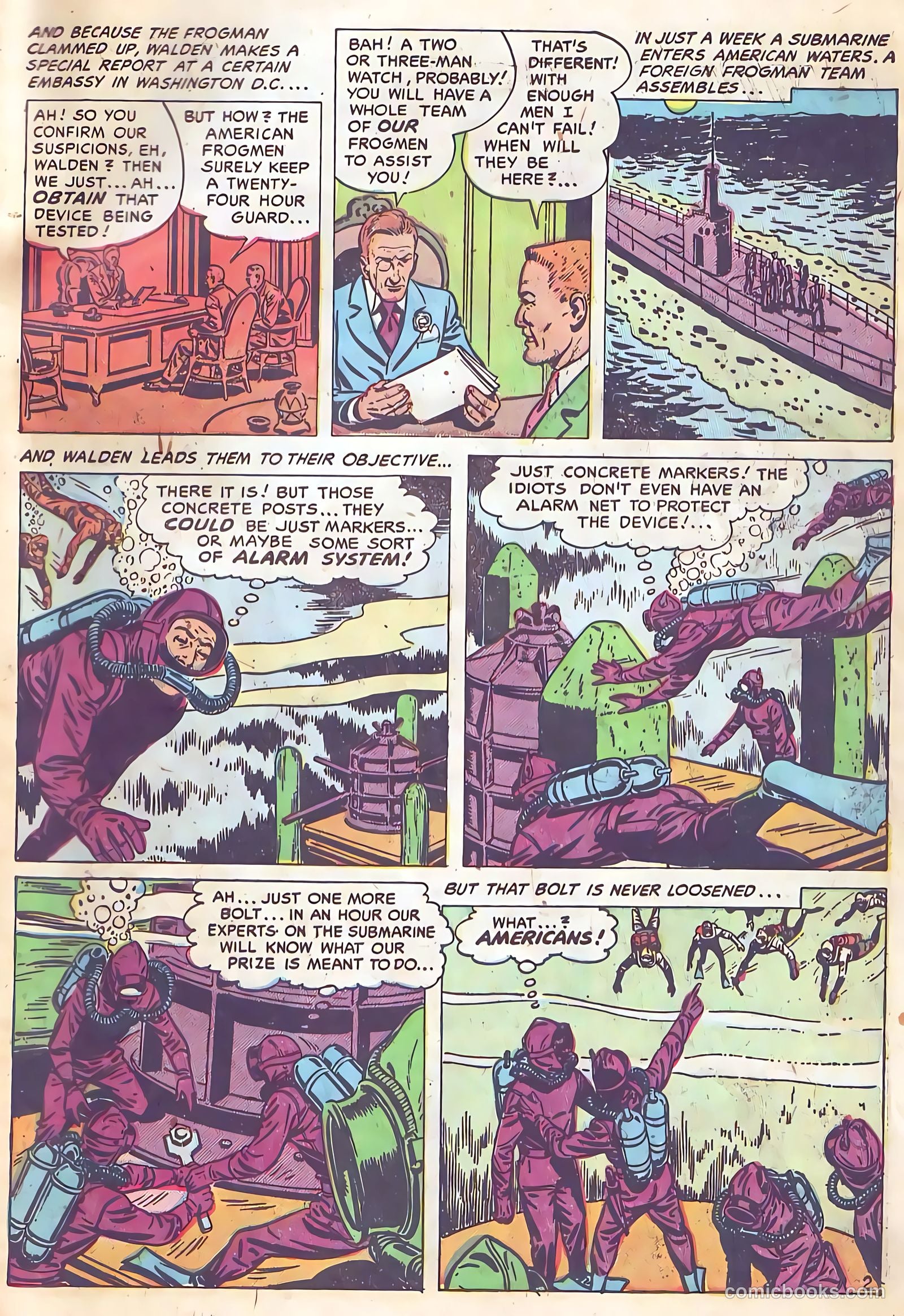 Frogman Comics #10 (1953) — page 31 of 36
