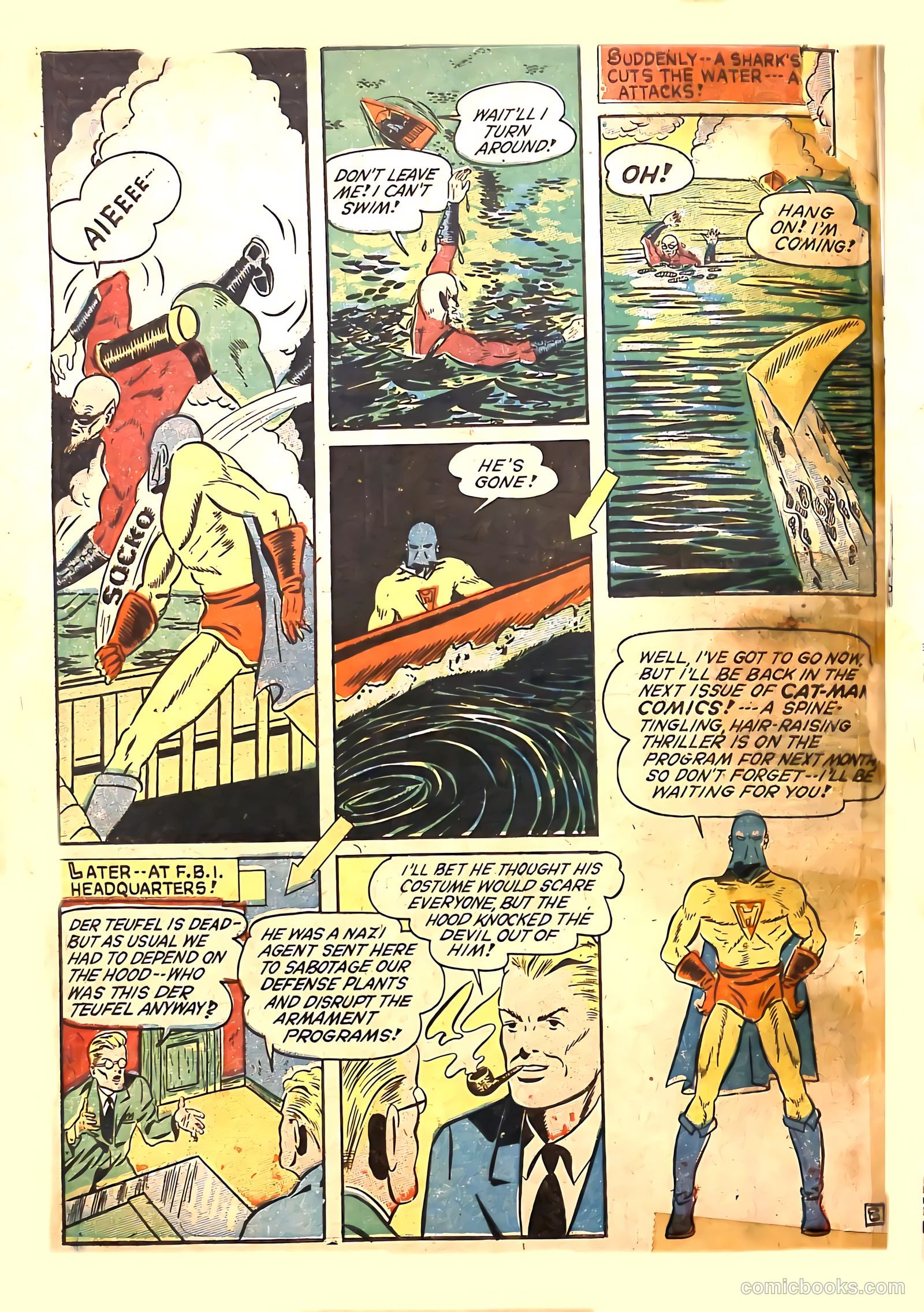 Frogman Comics #11 (1953) — page 66 of 67
