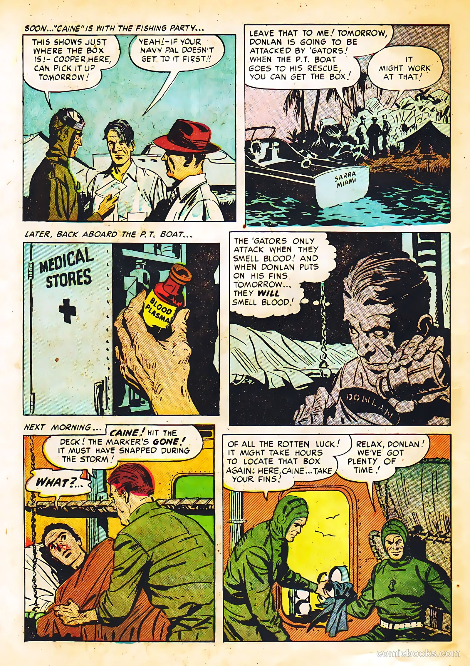 Frogman Comics #2 (1952) — page 6 of 36