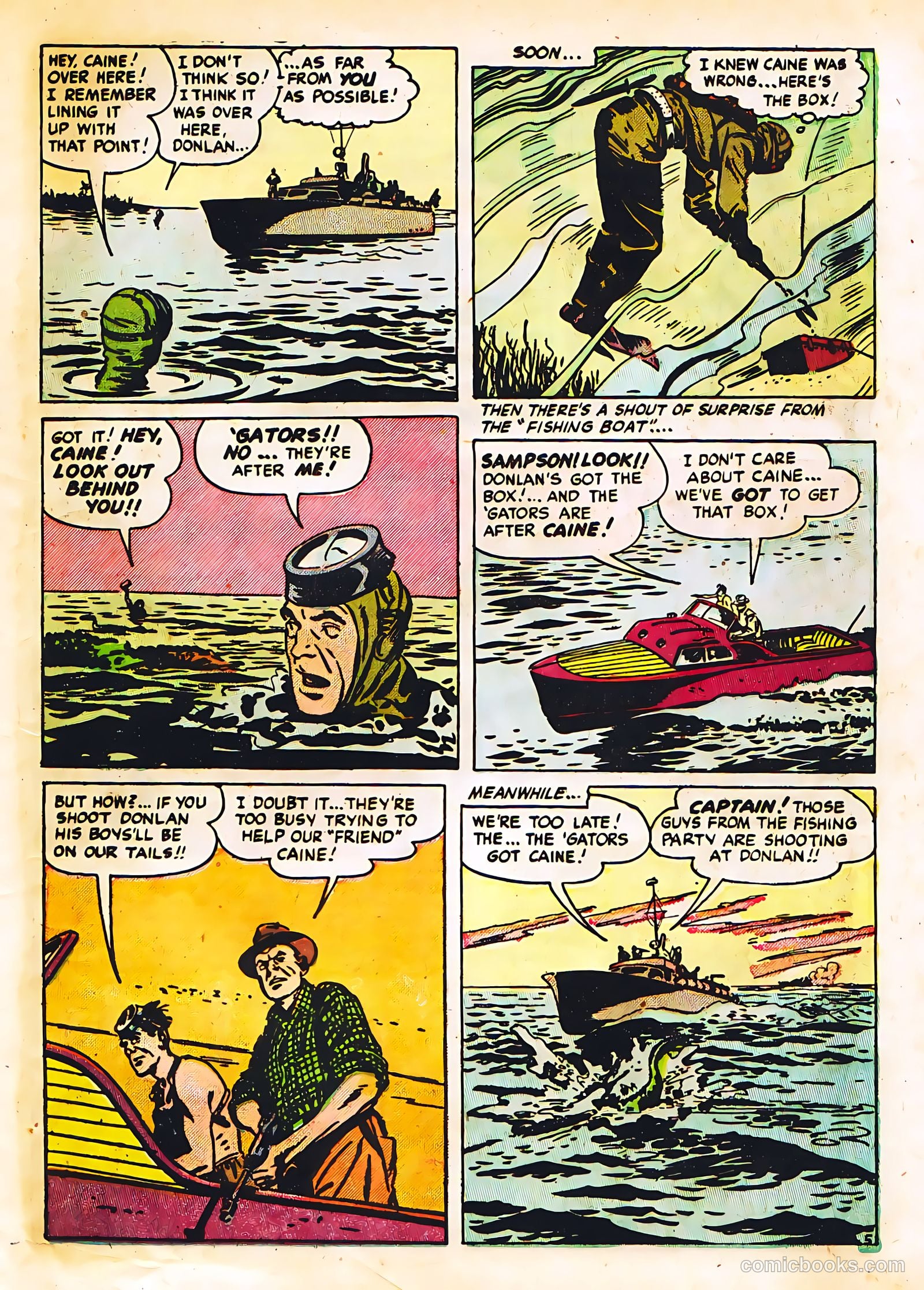 Frogman Comics #2 (1952) — page 7 of 36