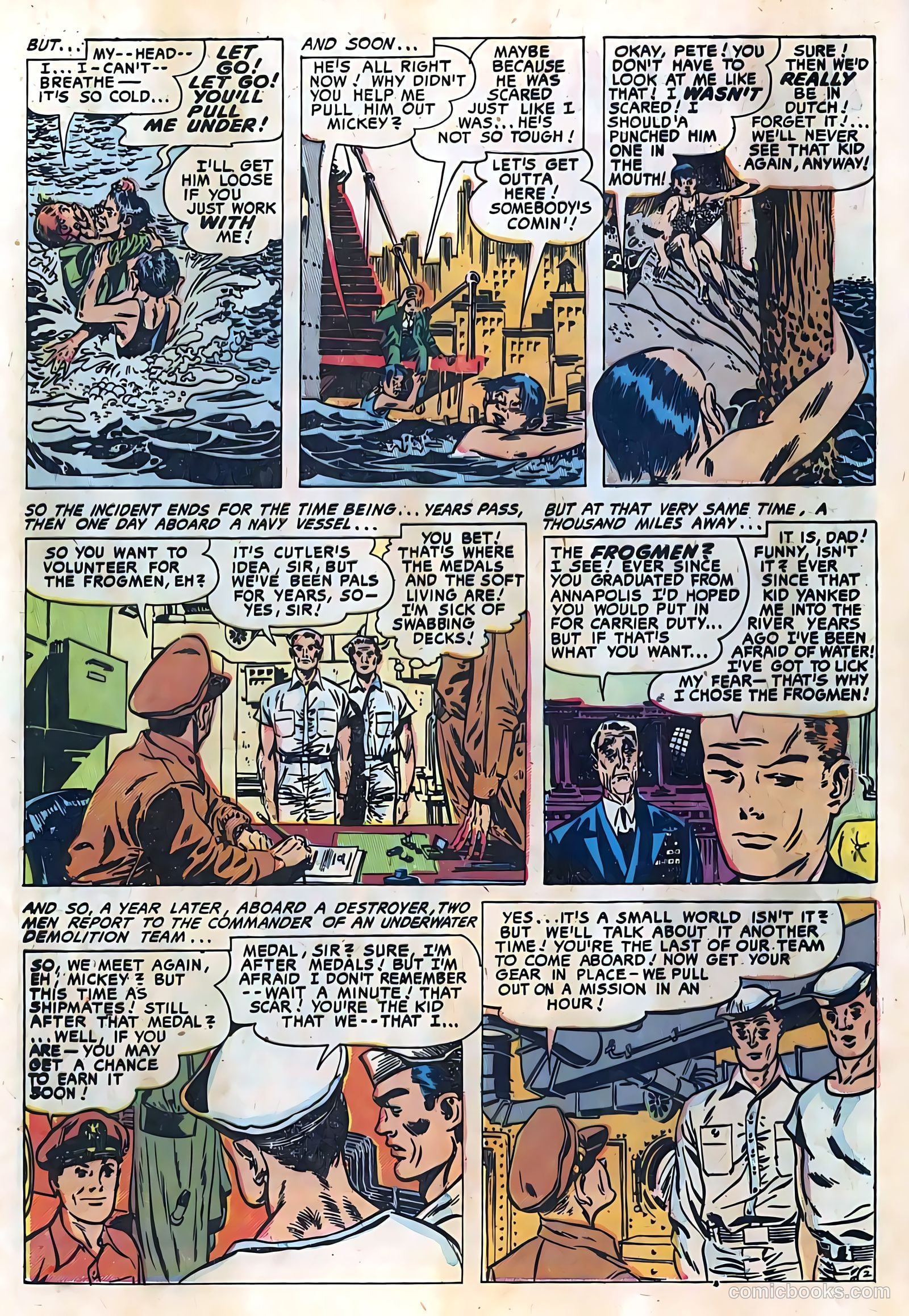 Frogman Comics #3 (1952) — page 4 of 36