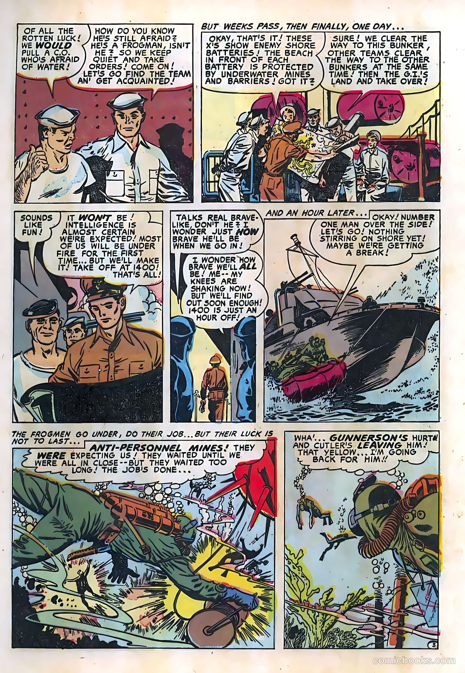 Frogman Comics #3 (1952) — page 5 of 36