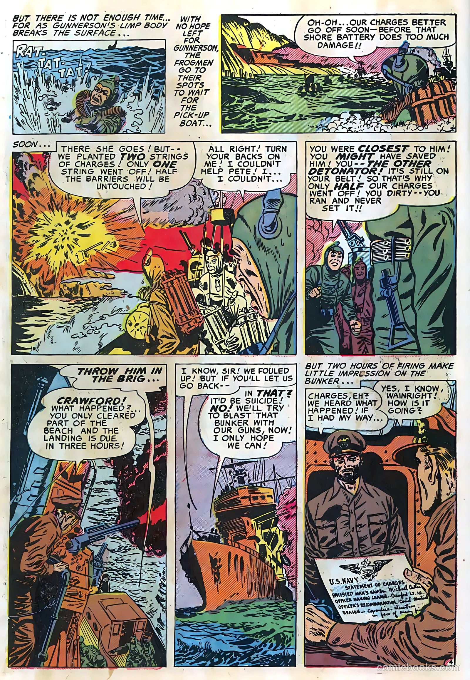 Frogman Comics #3 (1952) — page 6 of 36