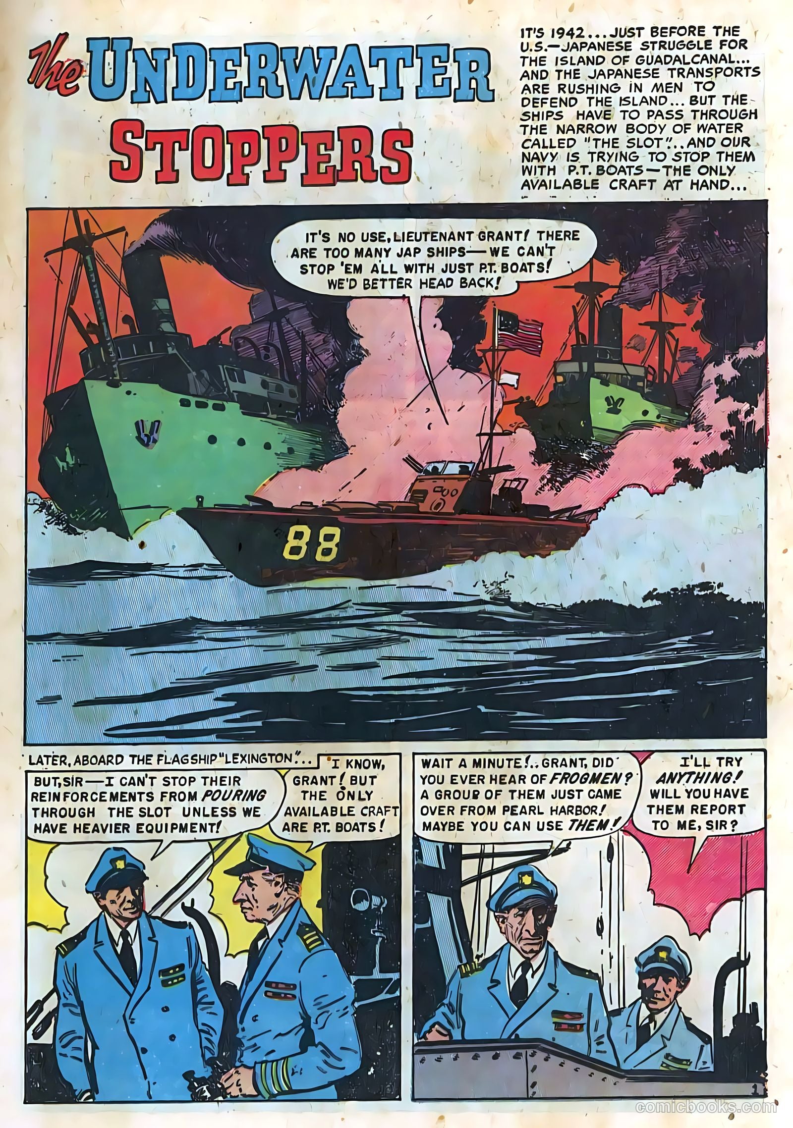 Frogman Comics #3 (1952) — page 9 of 36