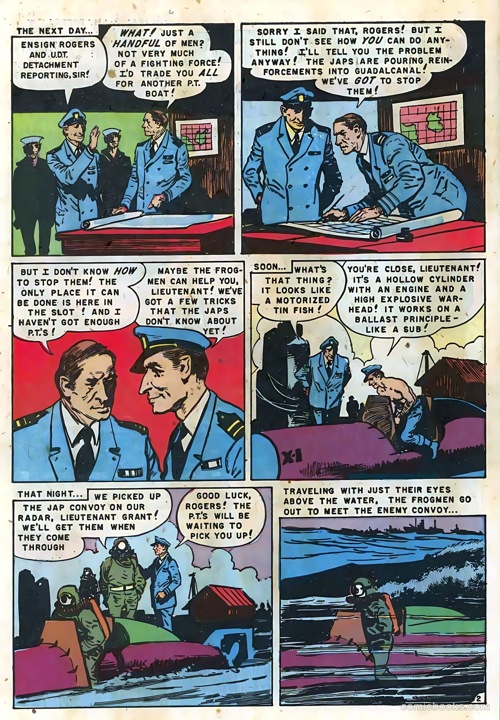Frogman Comics #3 (1952) — page 10 of 36