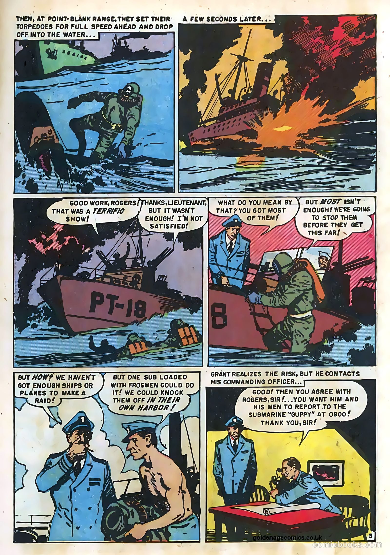 Frogman Comics #3 (1952) — page 11 of 36