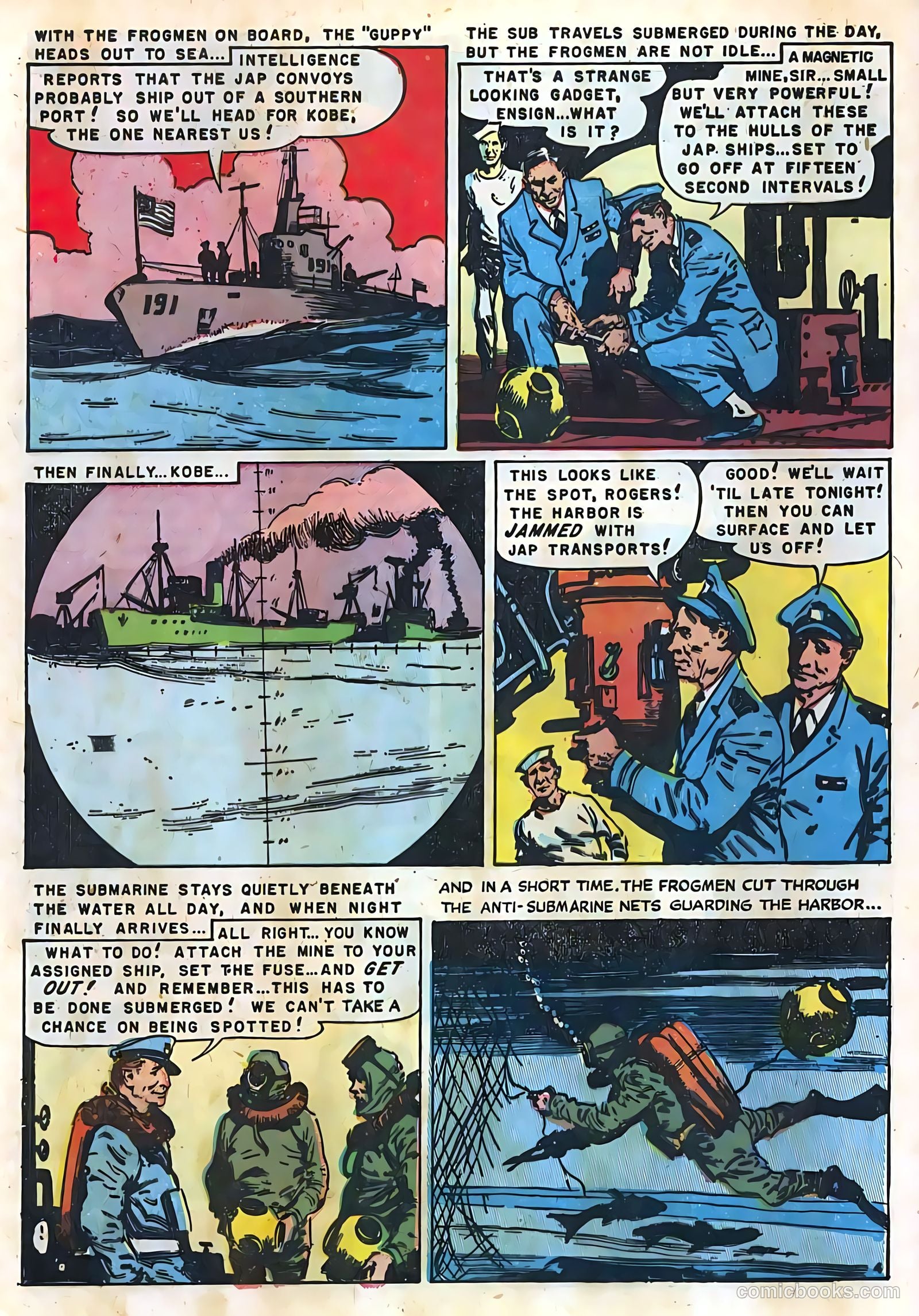 Frogman Comics #3 (1952) — page 12 of 36