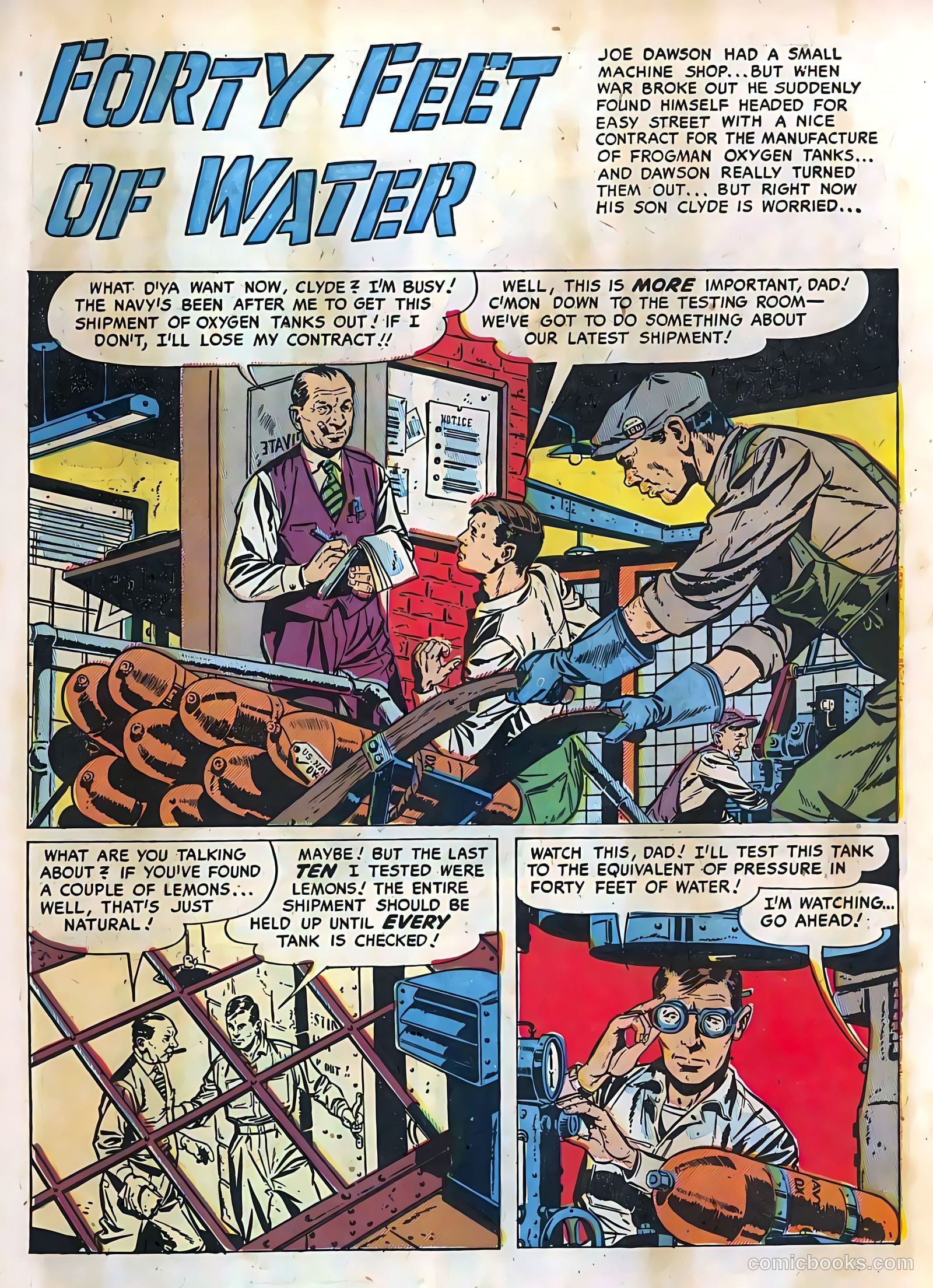 Frogman Comics #3 (1952) — page 15 of 36