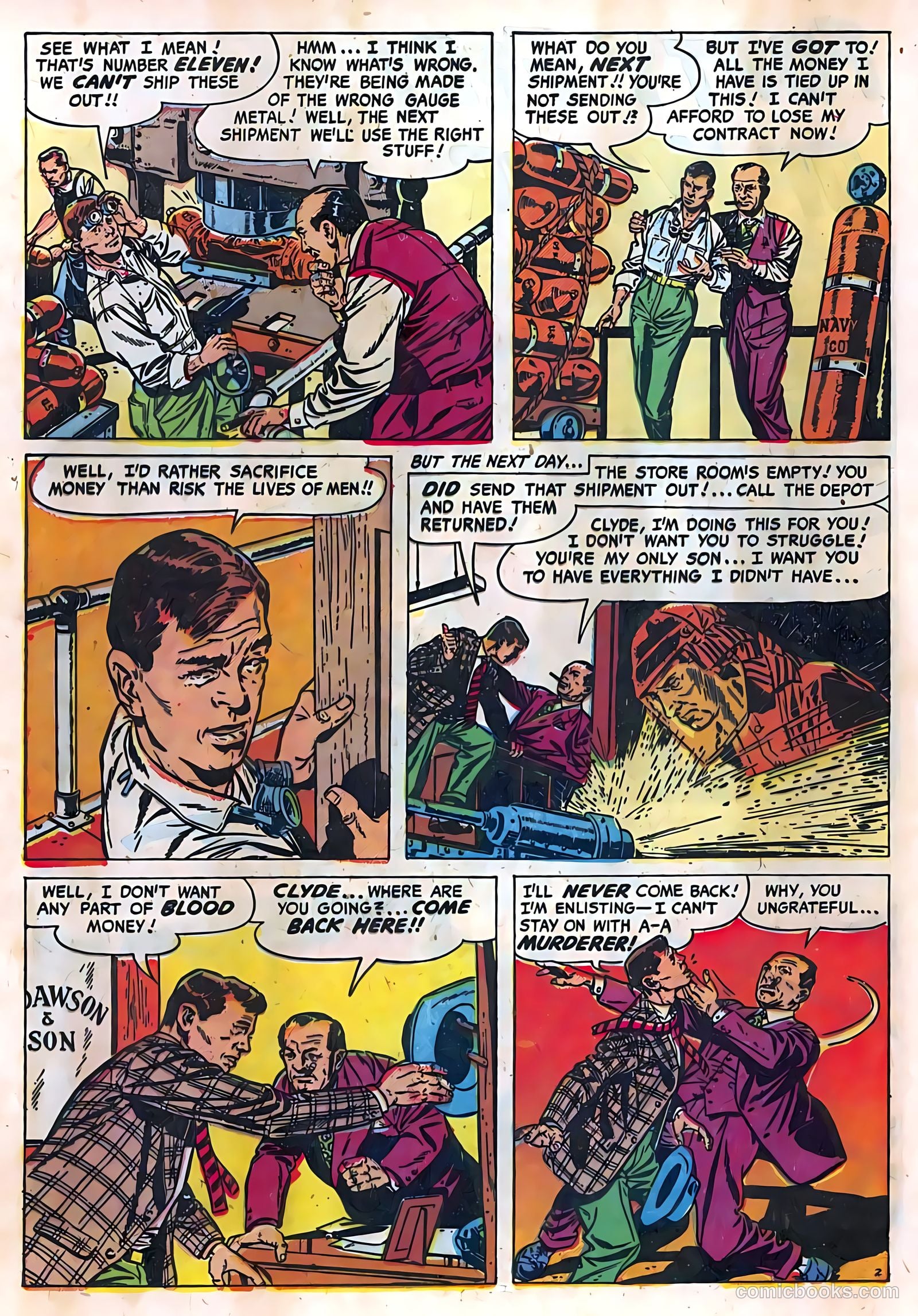 Frogman Comics #3 (1952) — page 16 of 36