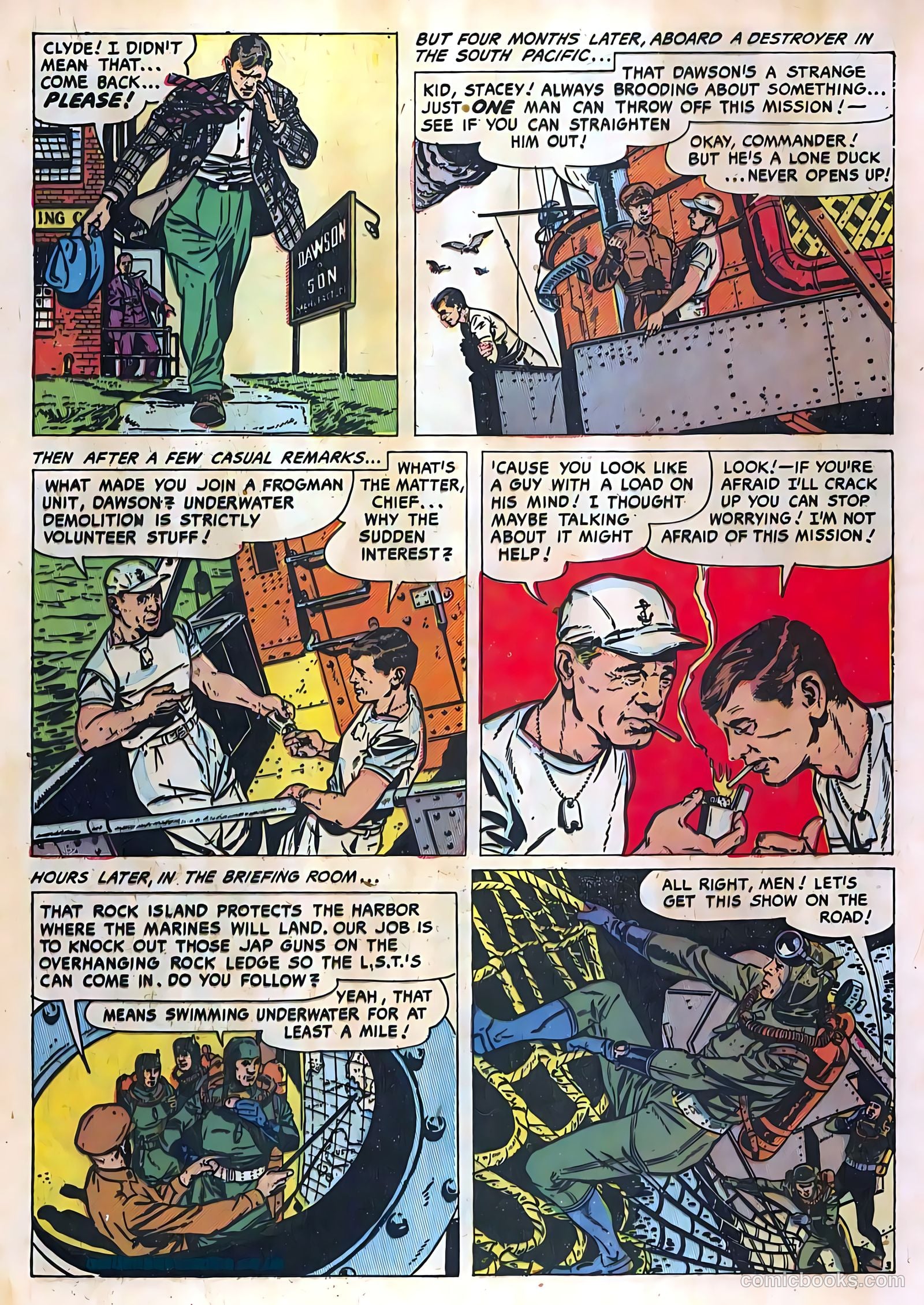 Frogman Comics #3 (1952) — page 17 of 36