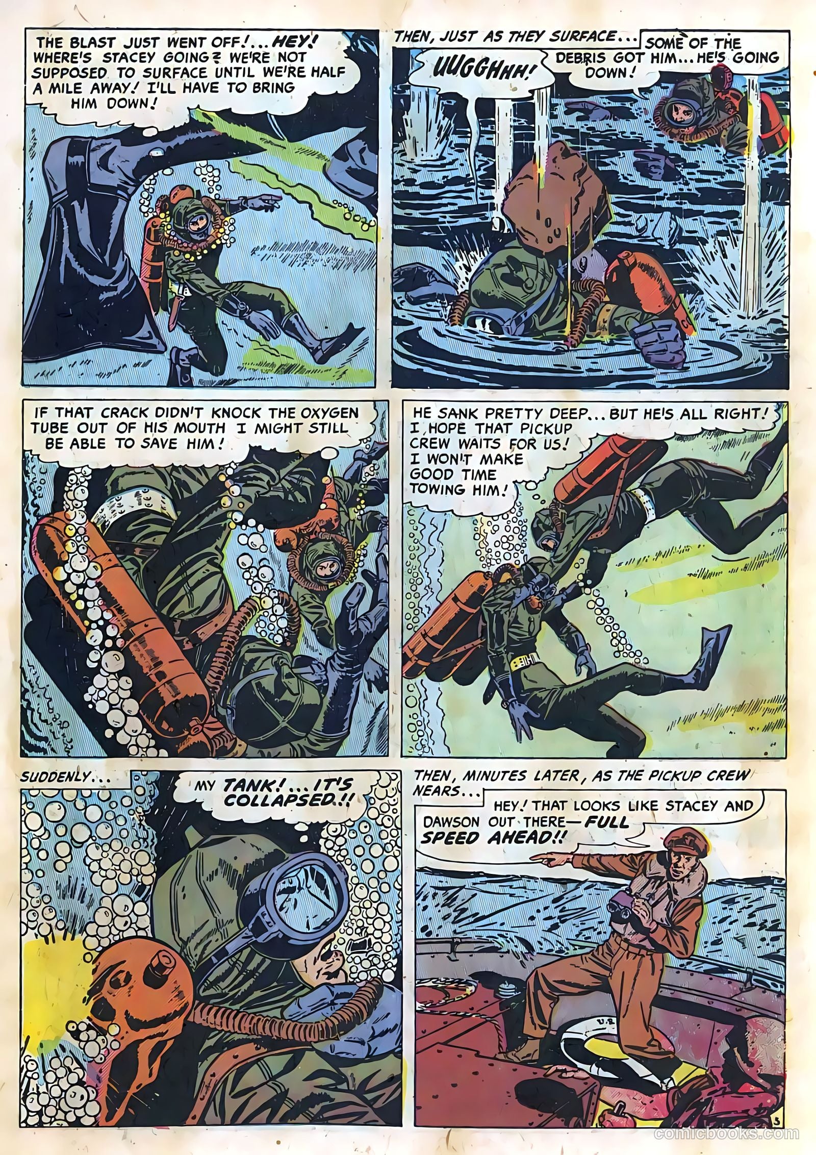 Frogman Comics #3 (1952) — page 19 of 36