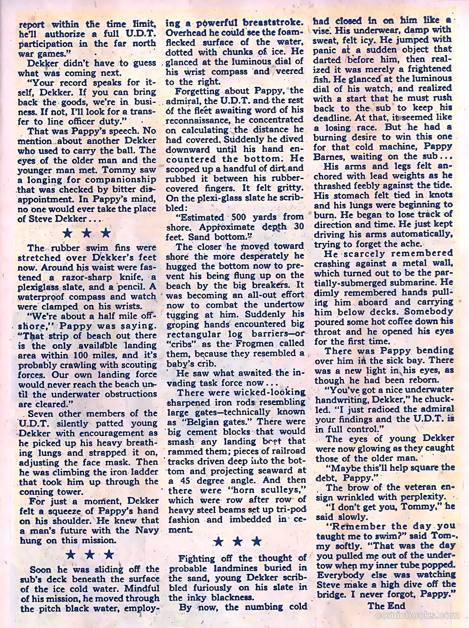 Frogman Comics #3 (1952) — page 23 of 36