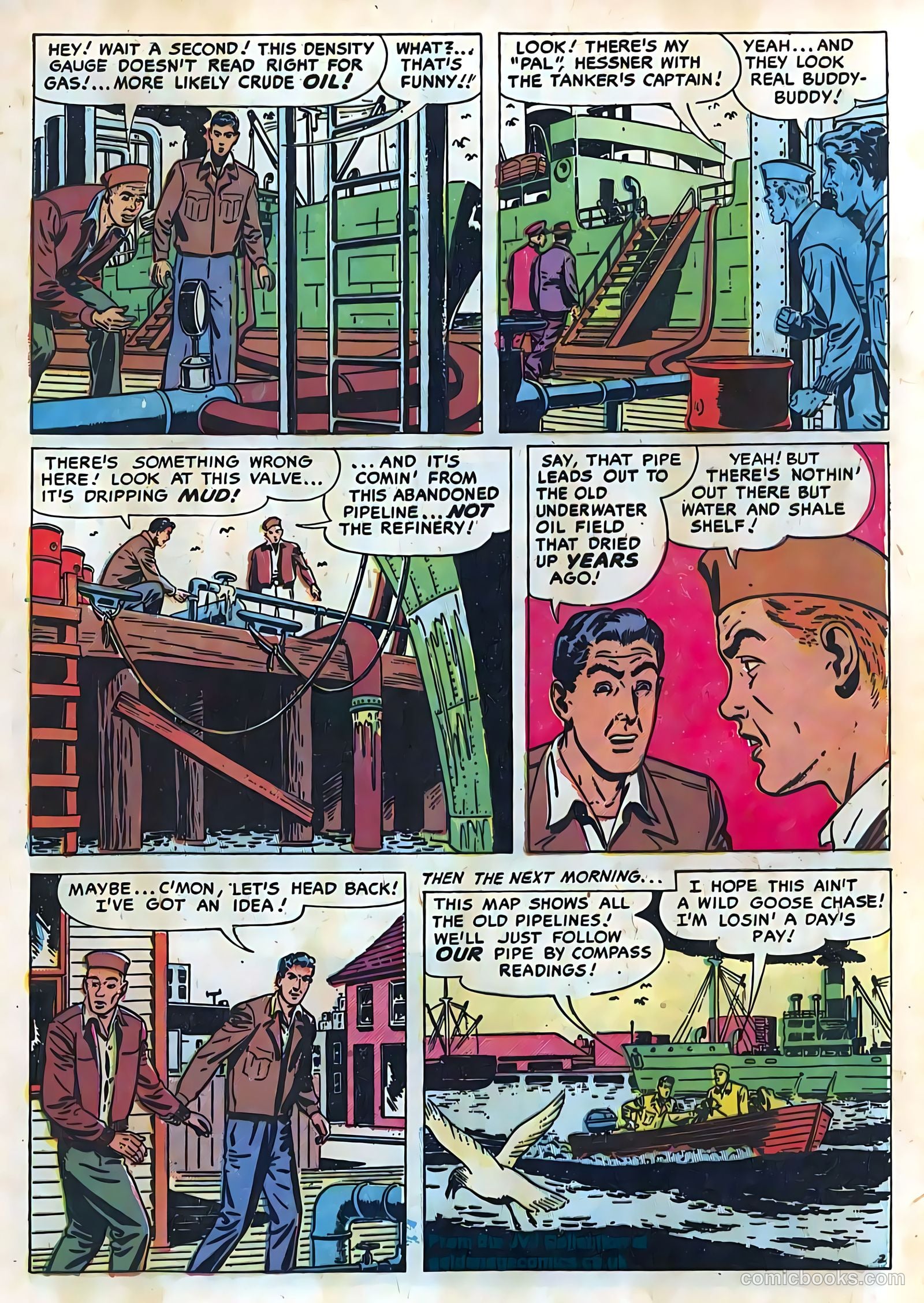 Frogman Comics #3 (1952) — page 25 of 36