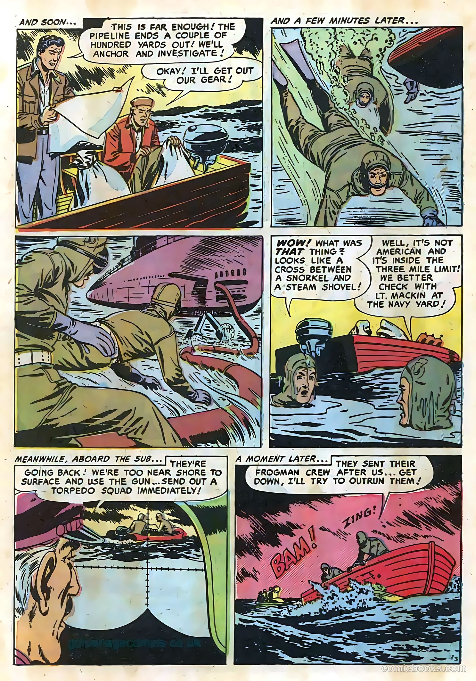 Frogman Comics #3 (1952) — page 26 of 36
