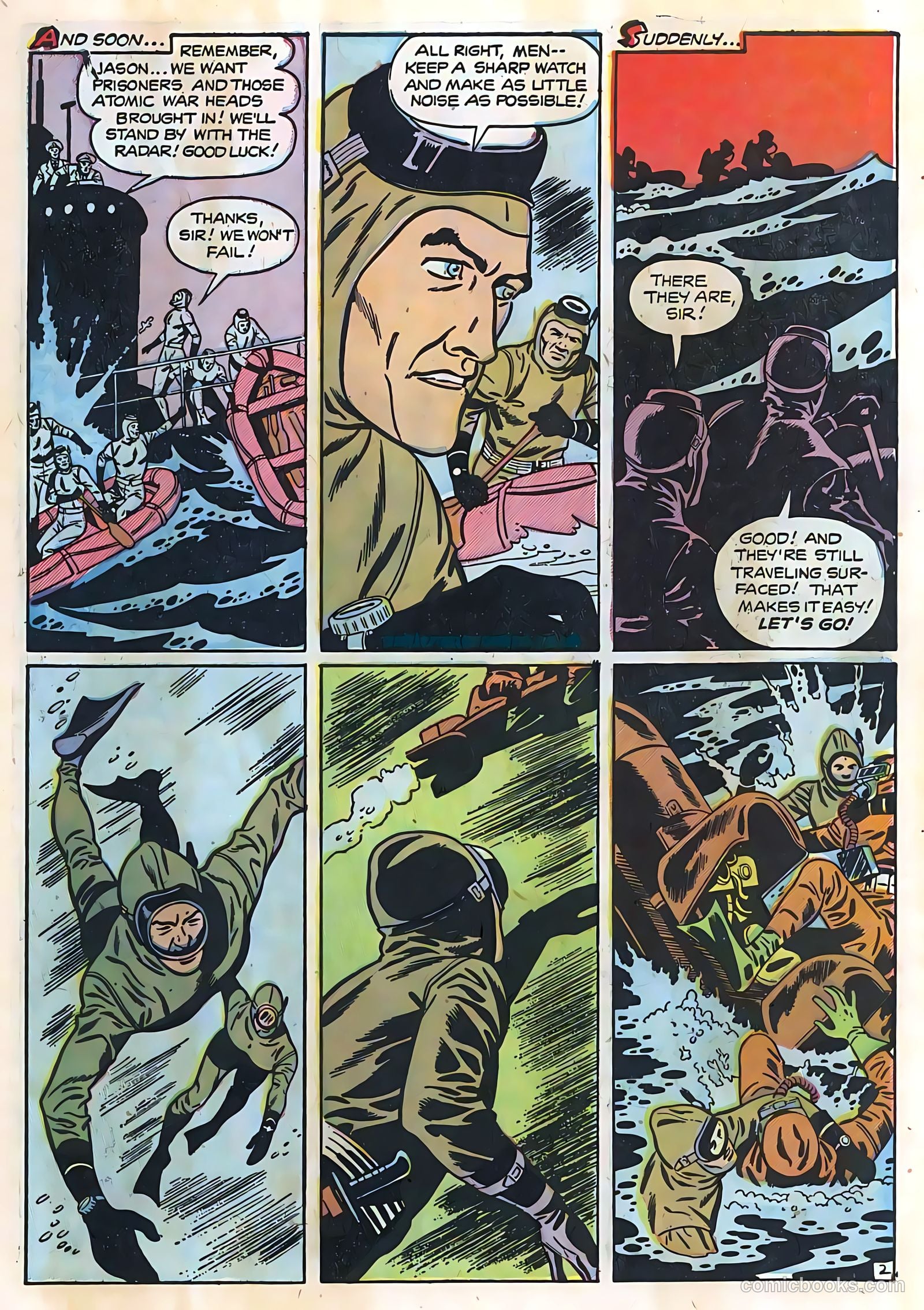 Frogman Comics #3 (1952) — page 31 of 36