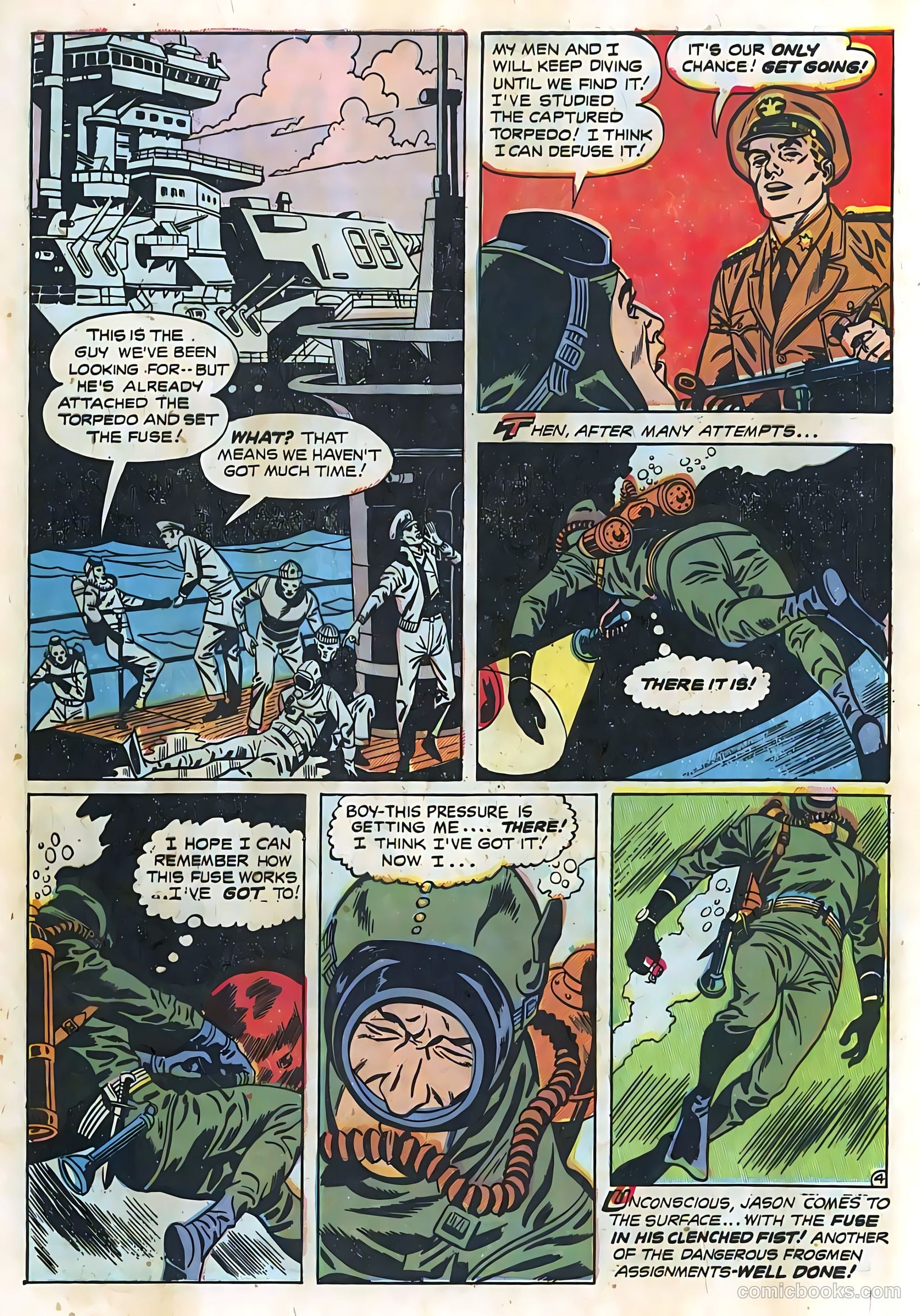 Frogman Comics #3 (1952) — page 33 of 36