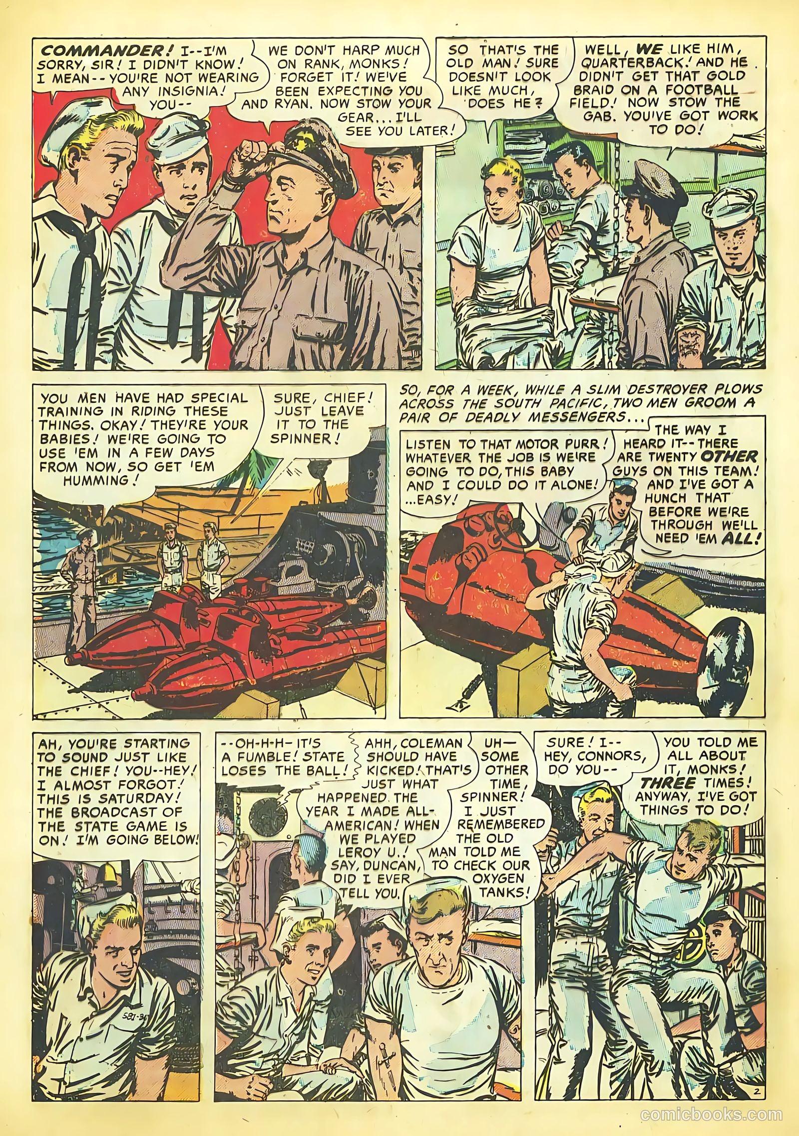 Frogman Comics #4 (1952) — page 4 of 36