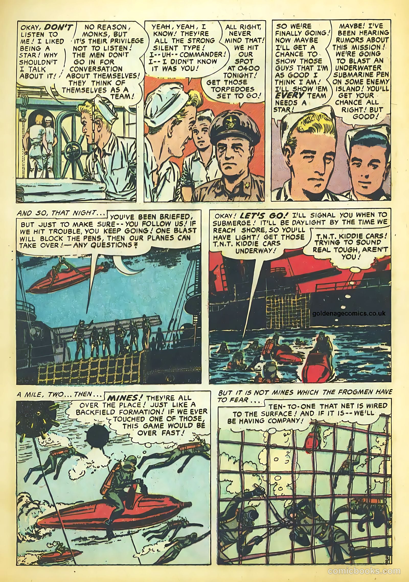 Frogman Comics #4 (1952) — page 5 of 36