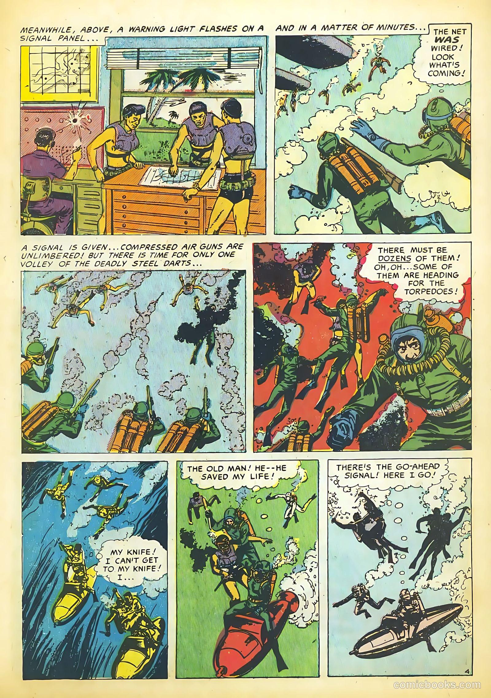 Frogman Comics #4 (1952) — page 6 of 36