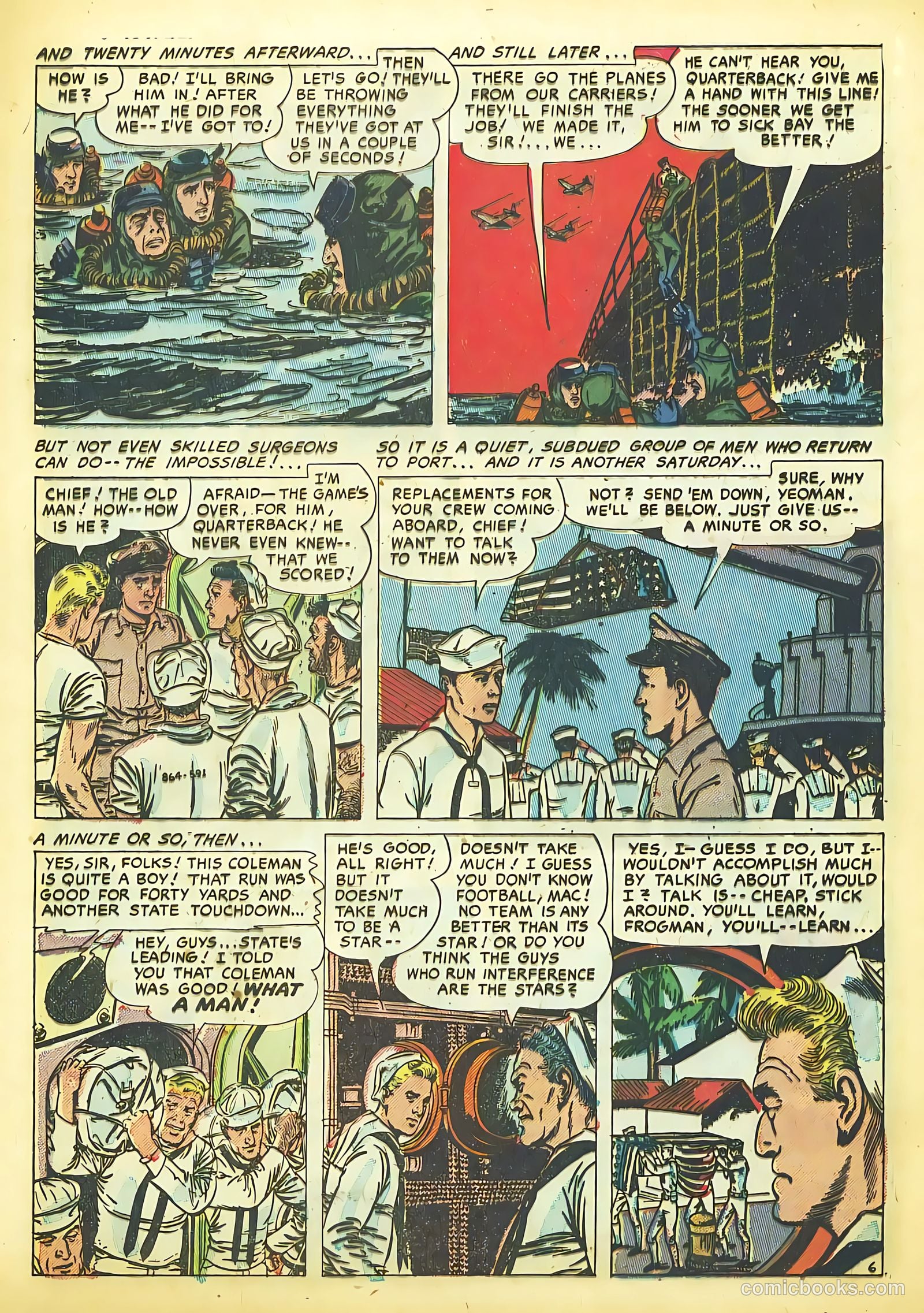 Frogman Comics #4 (1952) — page 8 of 36