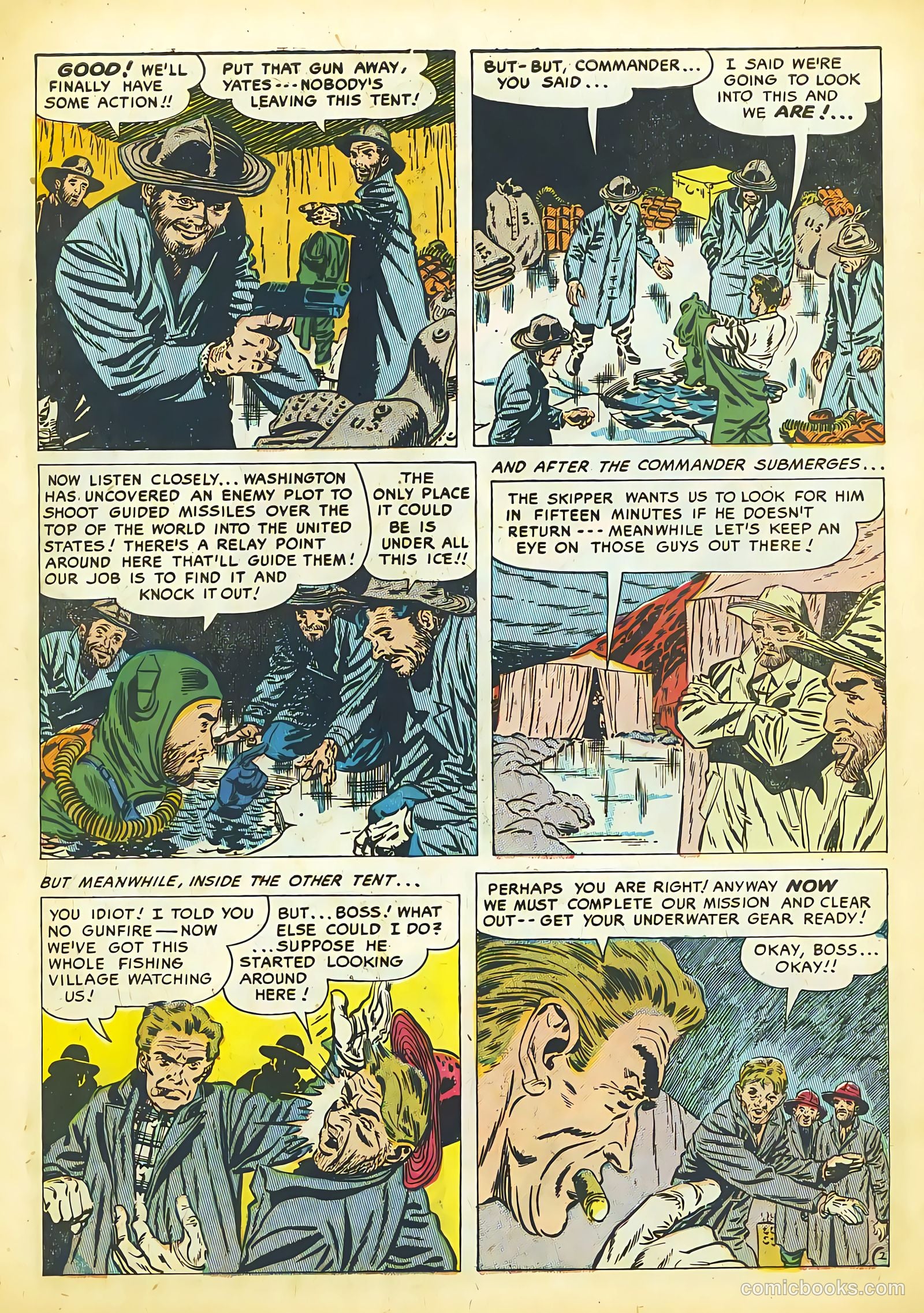Frogman Comics #4 (1952) — page 10 of 36