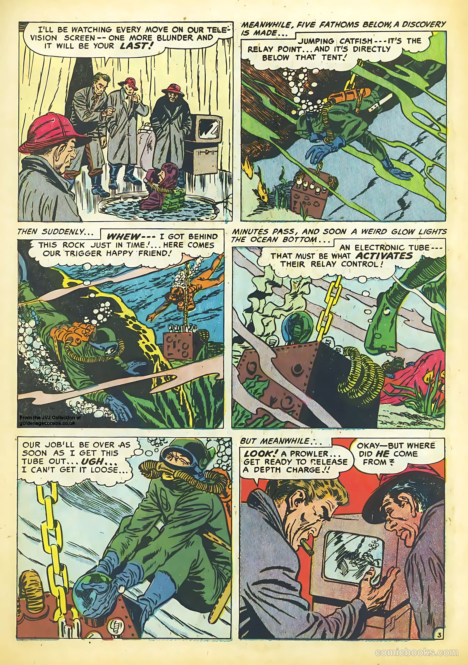 Frogman Comics #4 (1952) — page 11 of 36