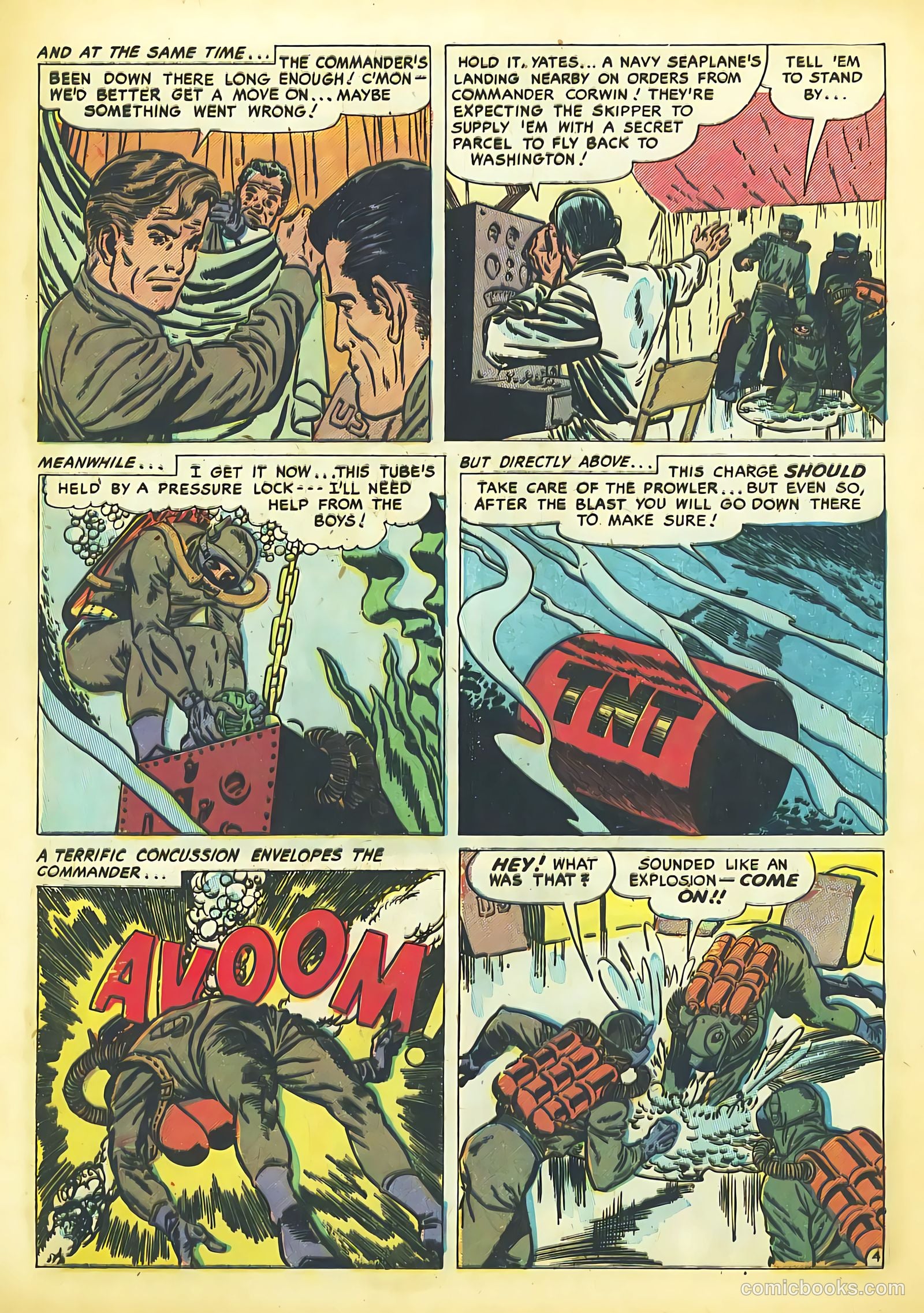 Frogman Comics #4 (1952) — page 12 of 36