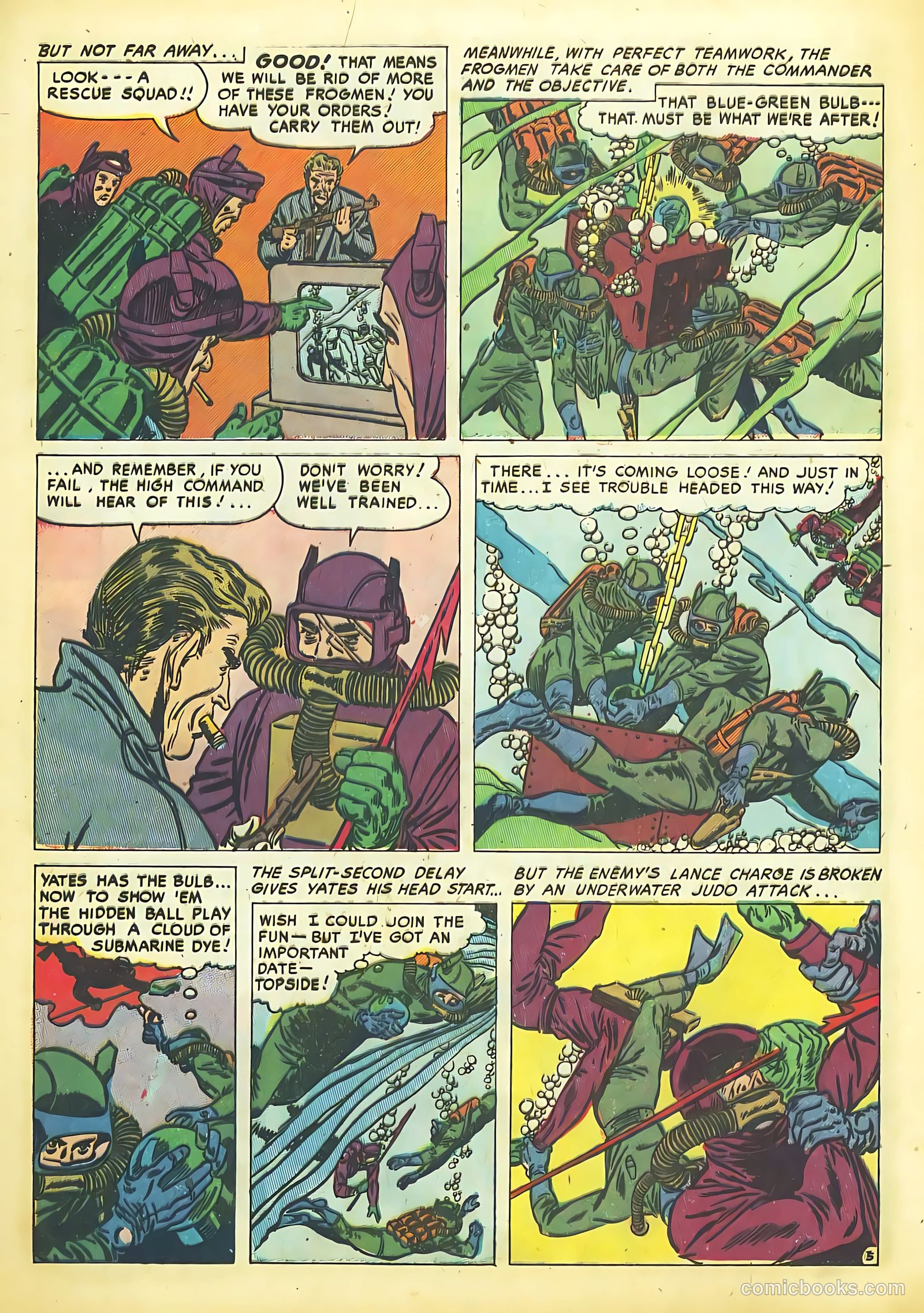 Frogman Comics #4 (1952) — page 13 of 36