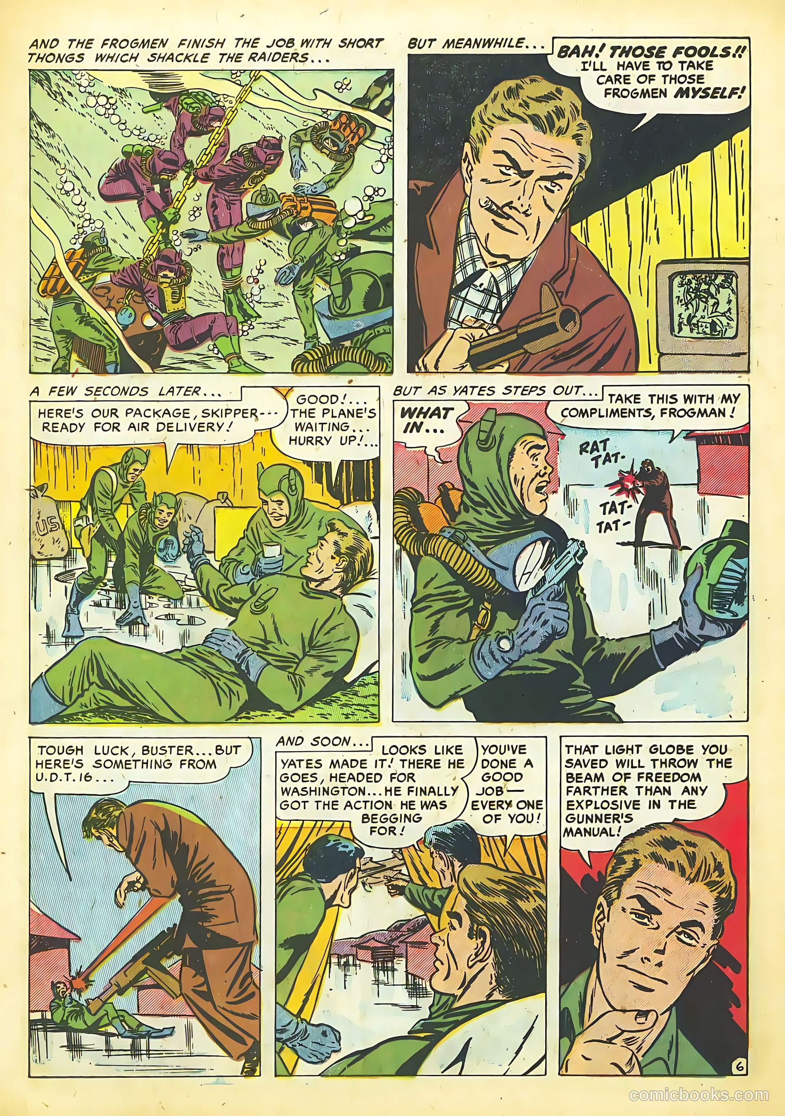 Frogman Comics #4 (1952) — page 14 of 36