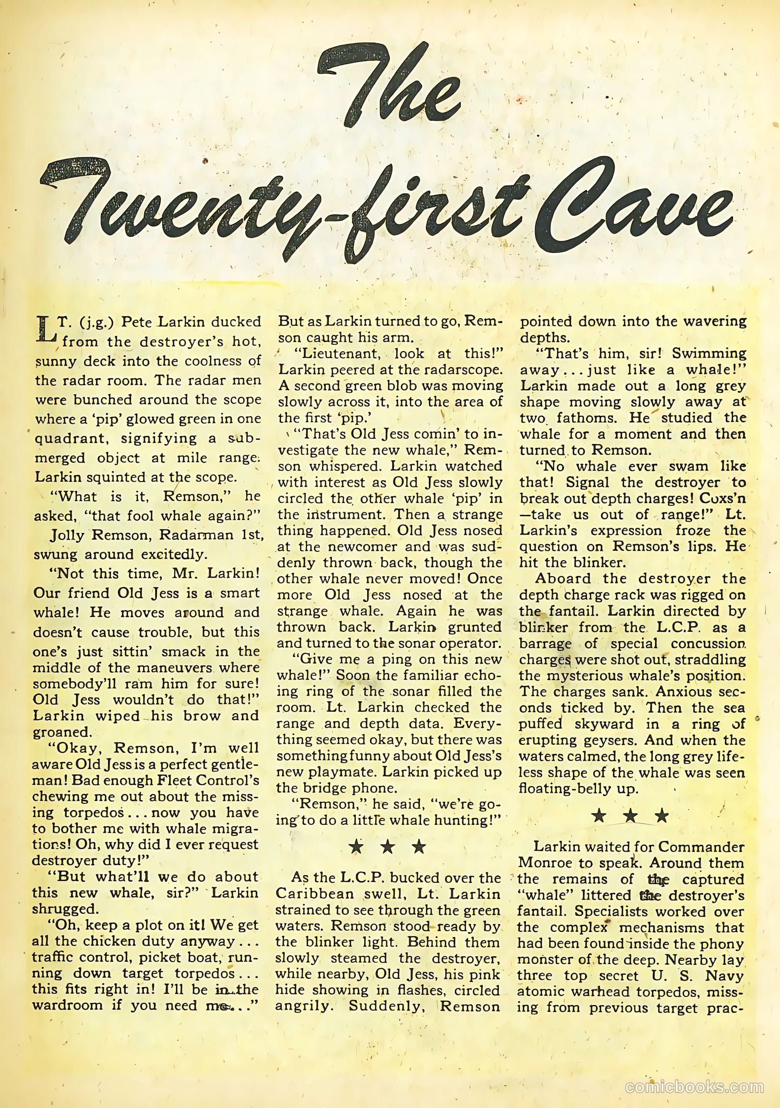 Frogman Comics #4 (1952) — page 19 of 36