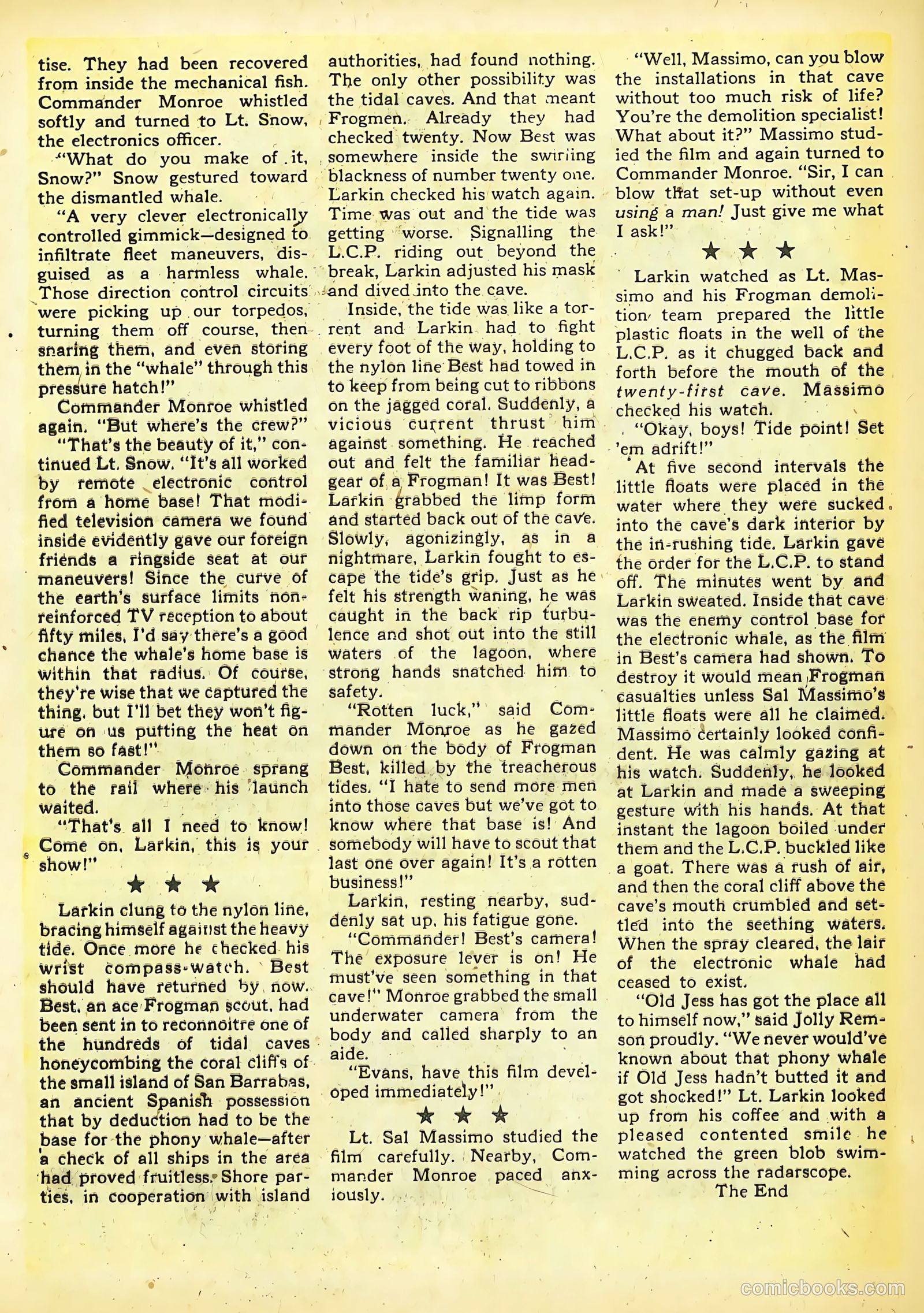Frogman Comics #4 (1952) — page 20 of 36