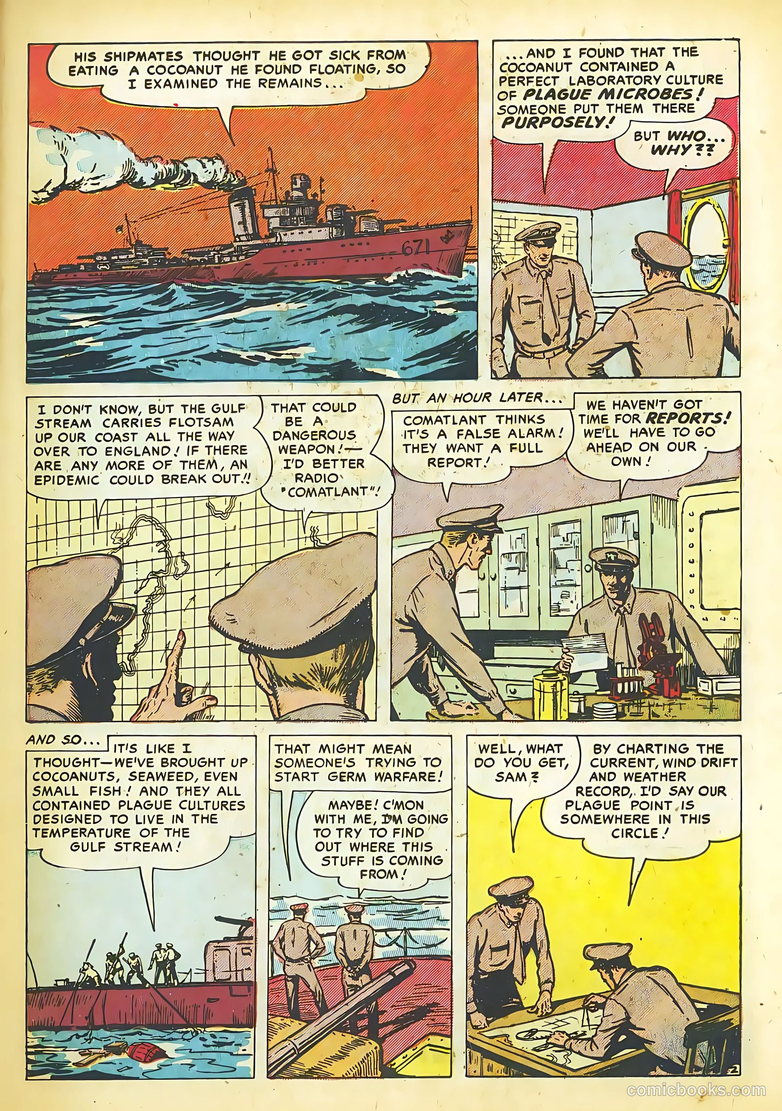 Frogman Comics #4 (1952) — page 23 of 36