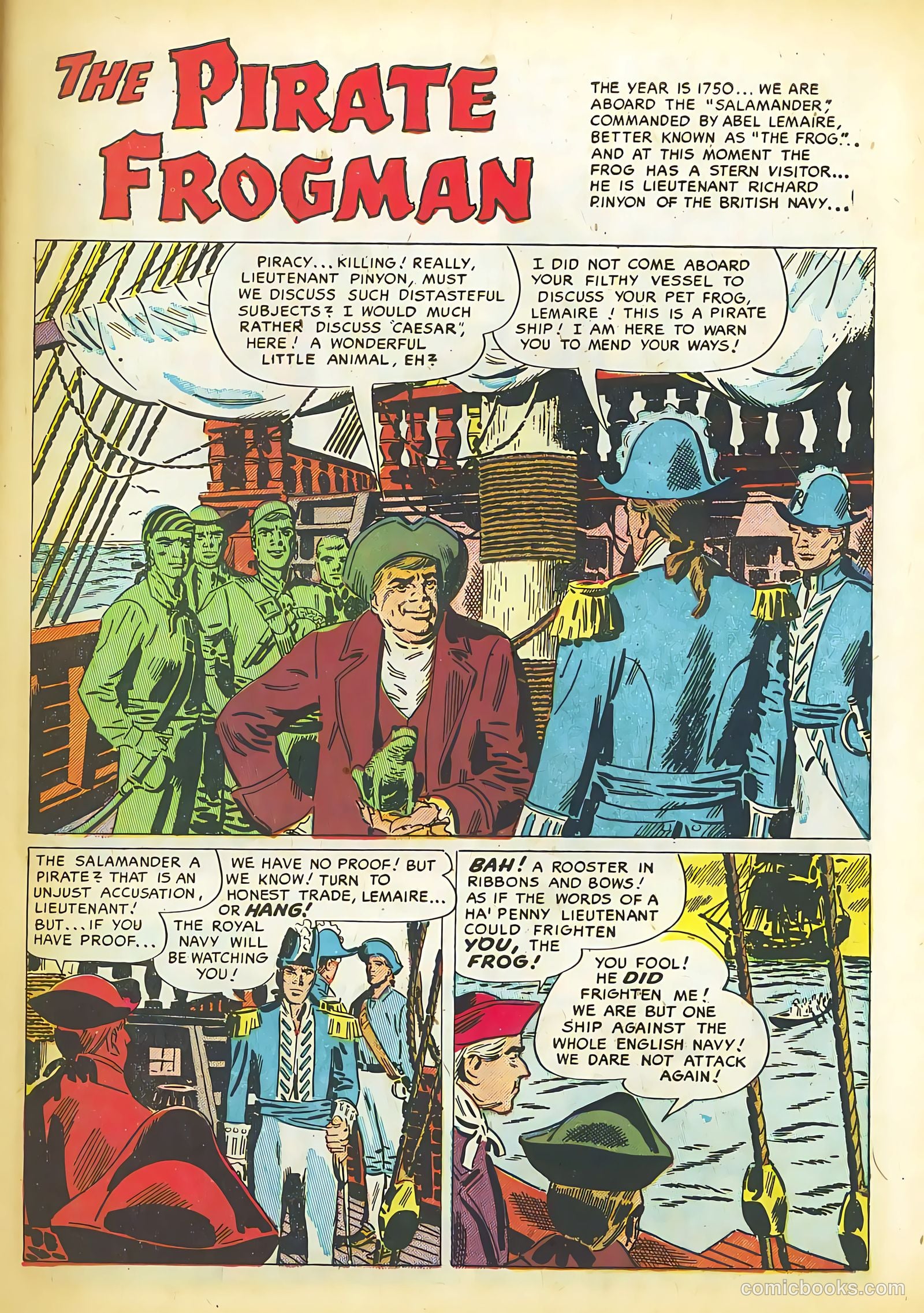 Frogman Comics #4 (1952) — page 27 of 36