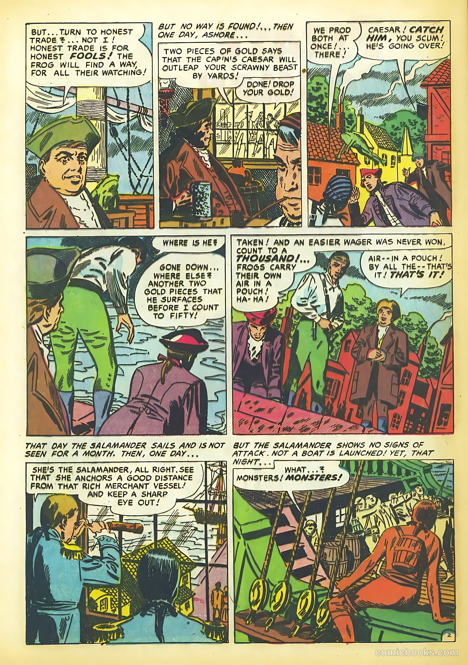 Frogman Comics #4 (1952) — page 28 of 36