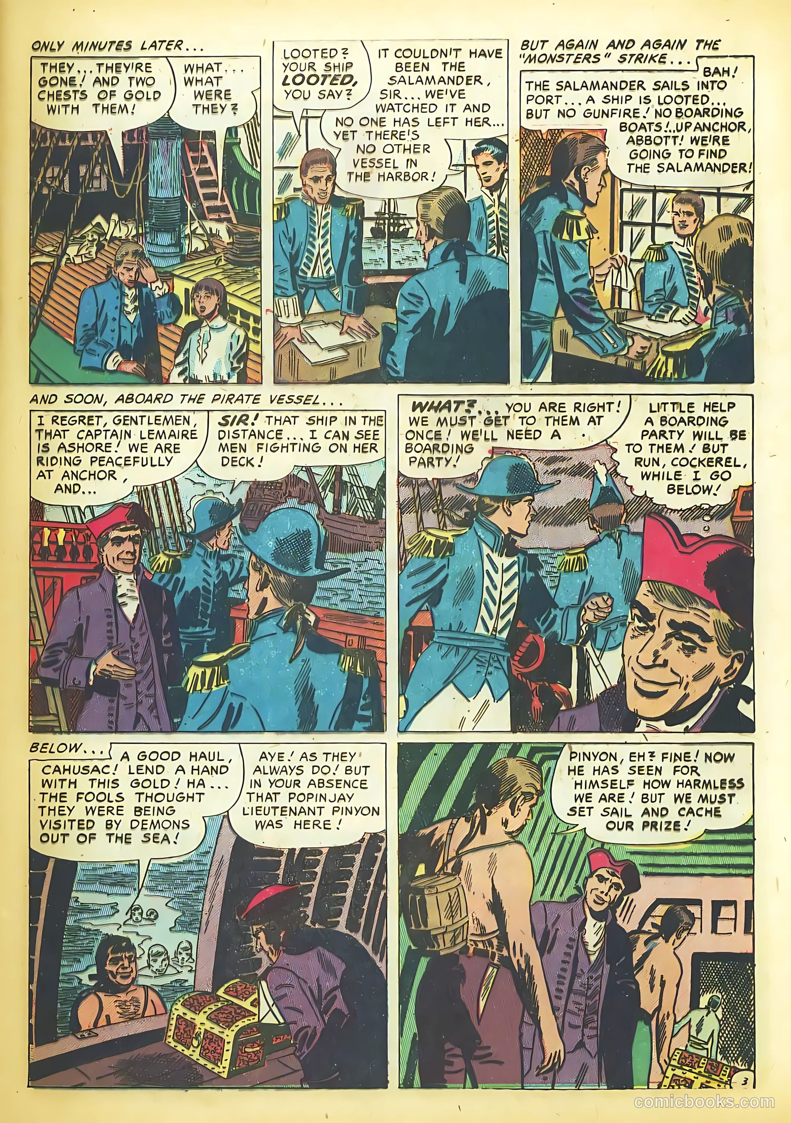 Frogman Comics #4 (1952) — page 29 of 36