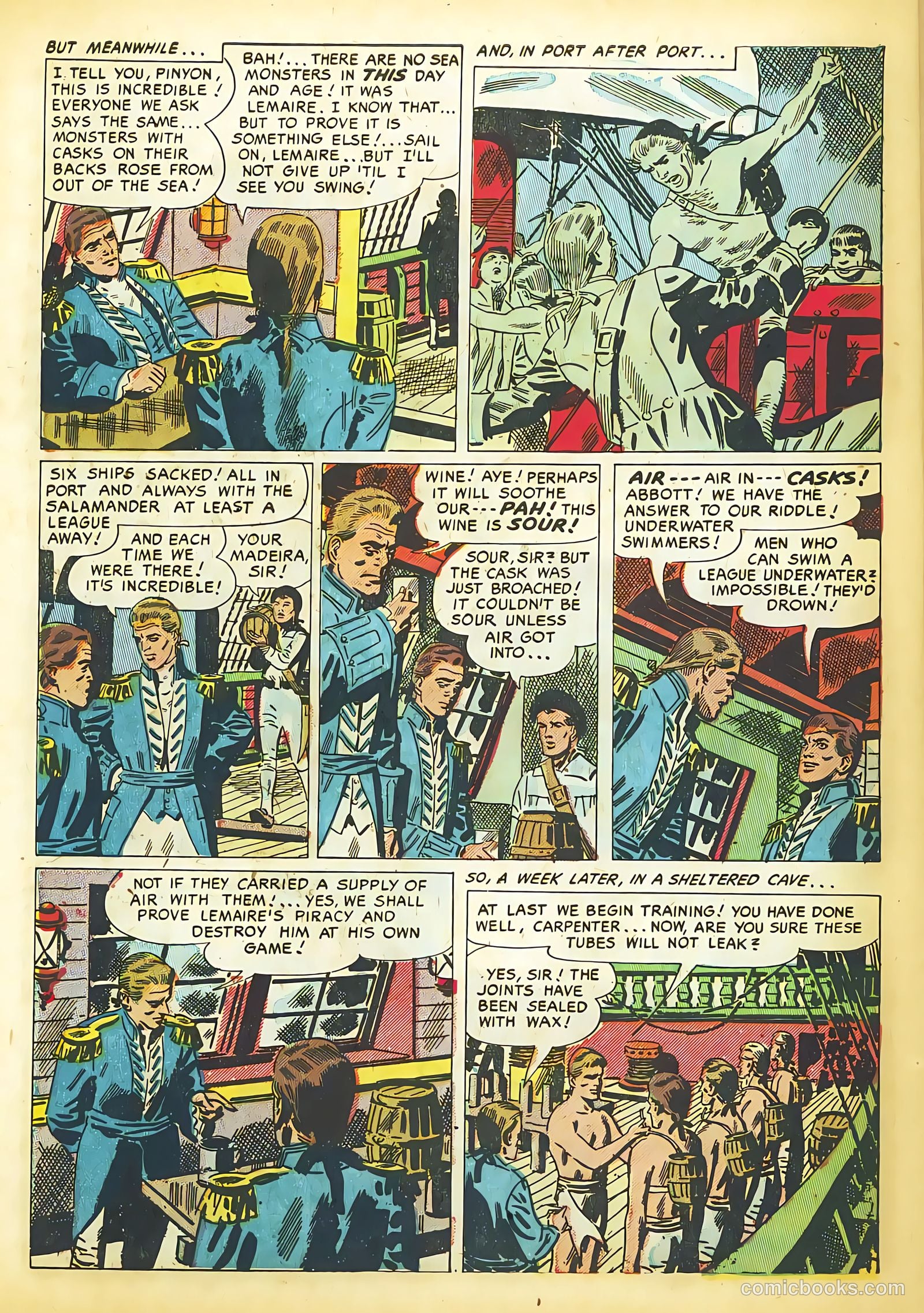 Frogman Comics #4 (1952) — page 30 of 36