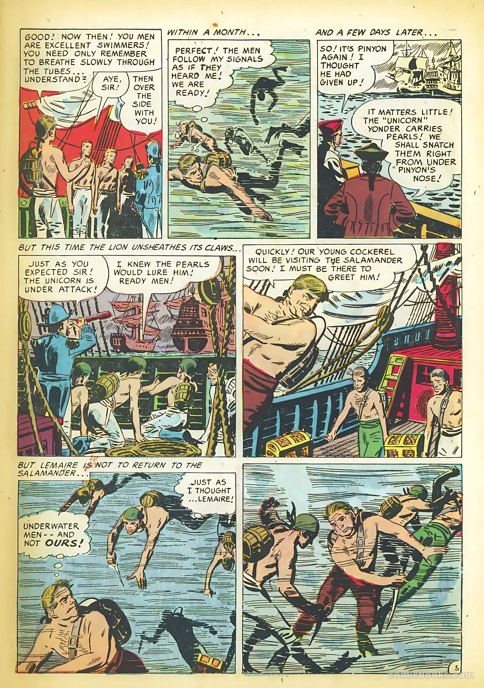 Frogman Comics #4 (1952) — page 31 of 36
