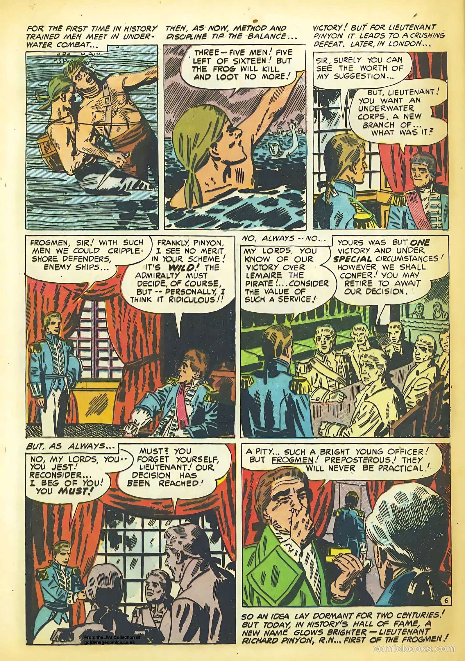 Frogman Comics #4 (1952) — page 32 of 36