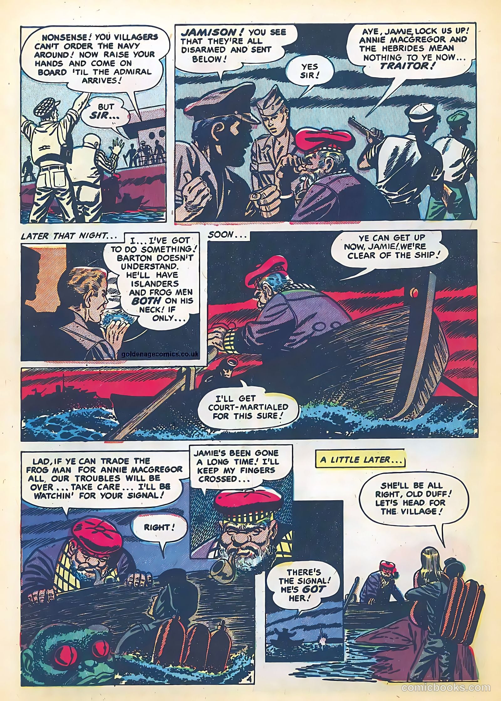 Frogman Comics #5 (1952) — page 6 of 36