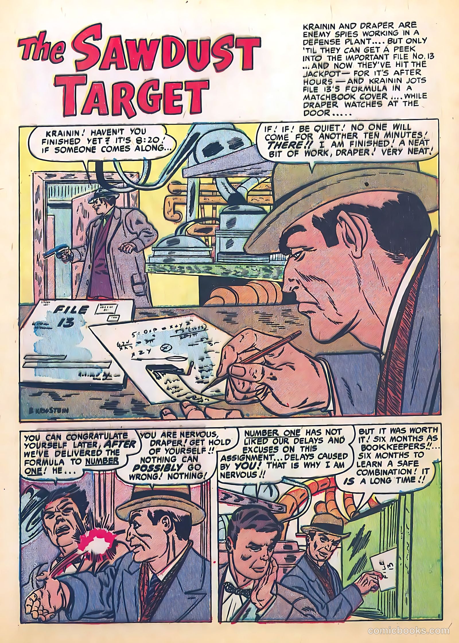 Frogman Comics #5 (1952) — page 8 of 36