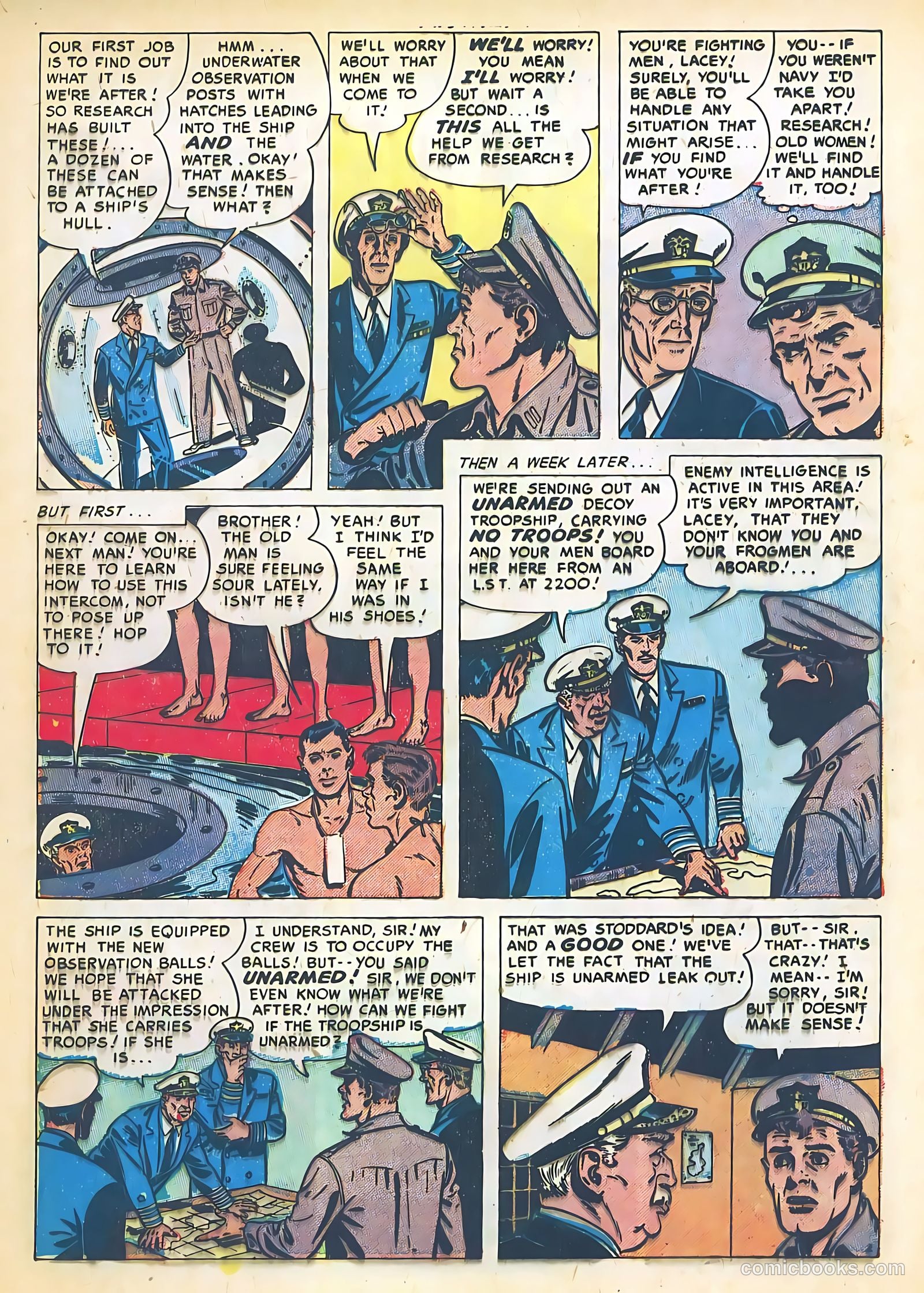 Frogman Comics #5 (1952) — page 13 of 36