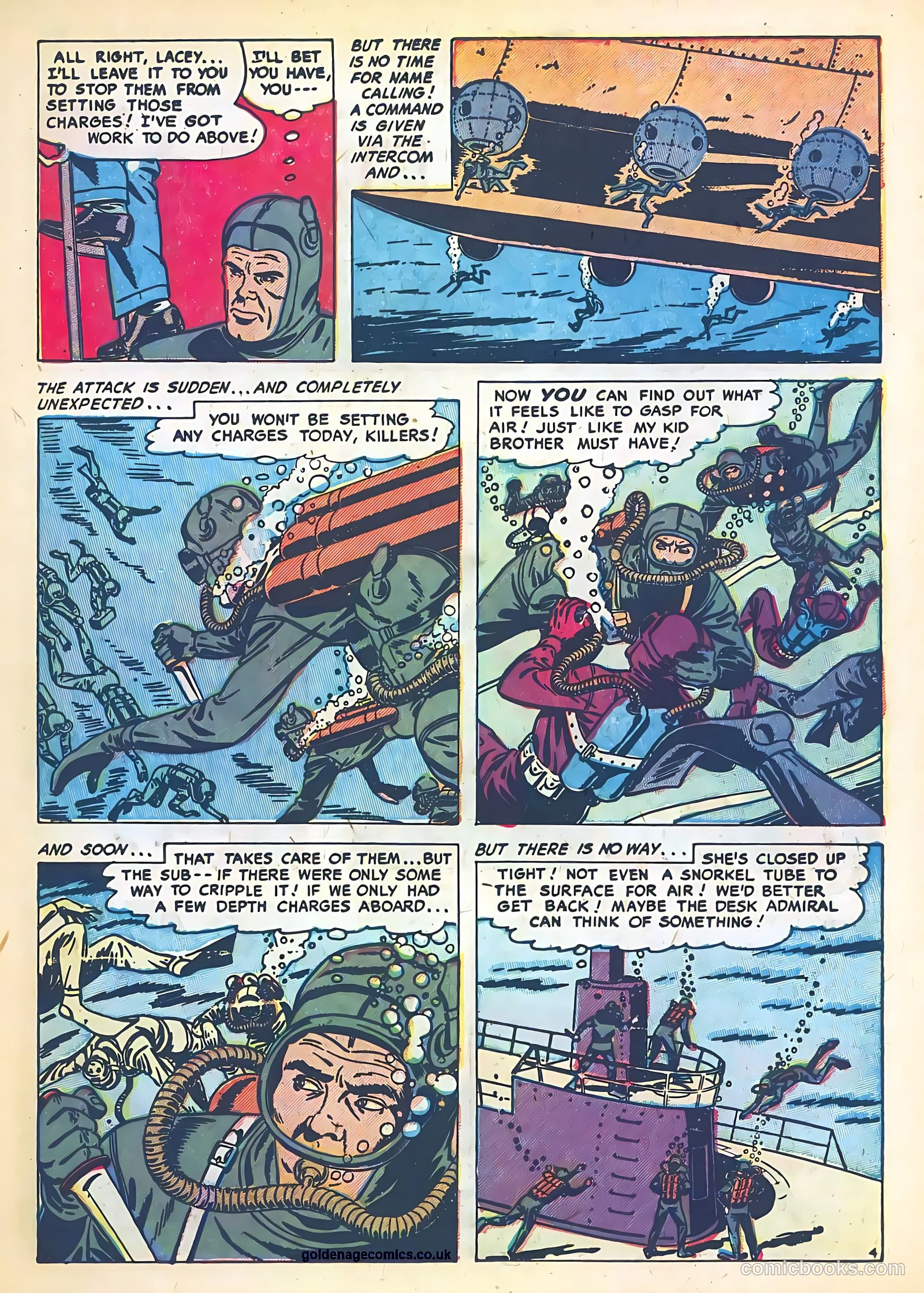 Frogman Comics #5 (1952) — page 15 of 36