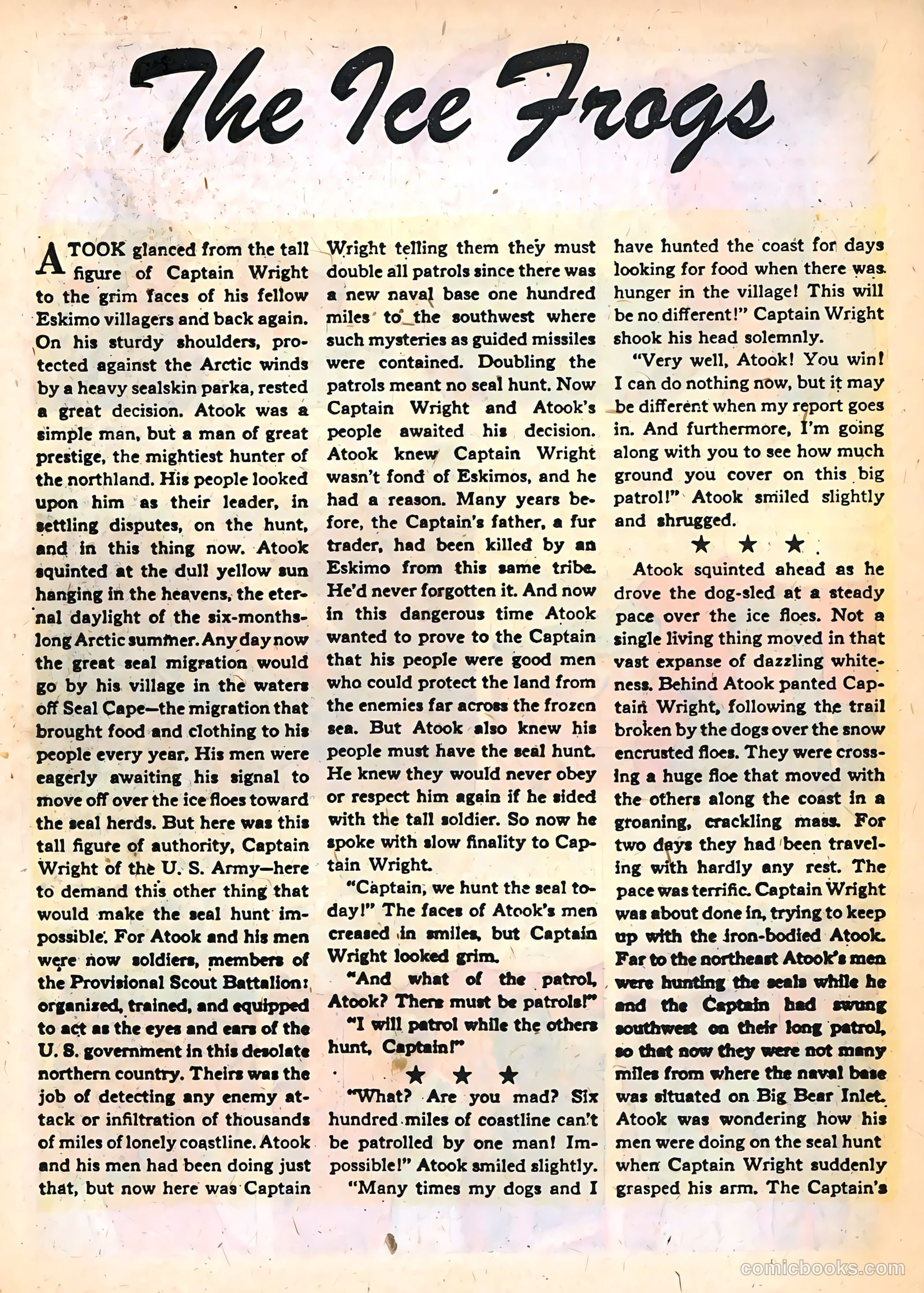 Frogman Comics #5 (1952) — page 18 of 36