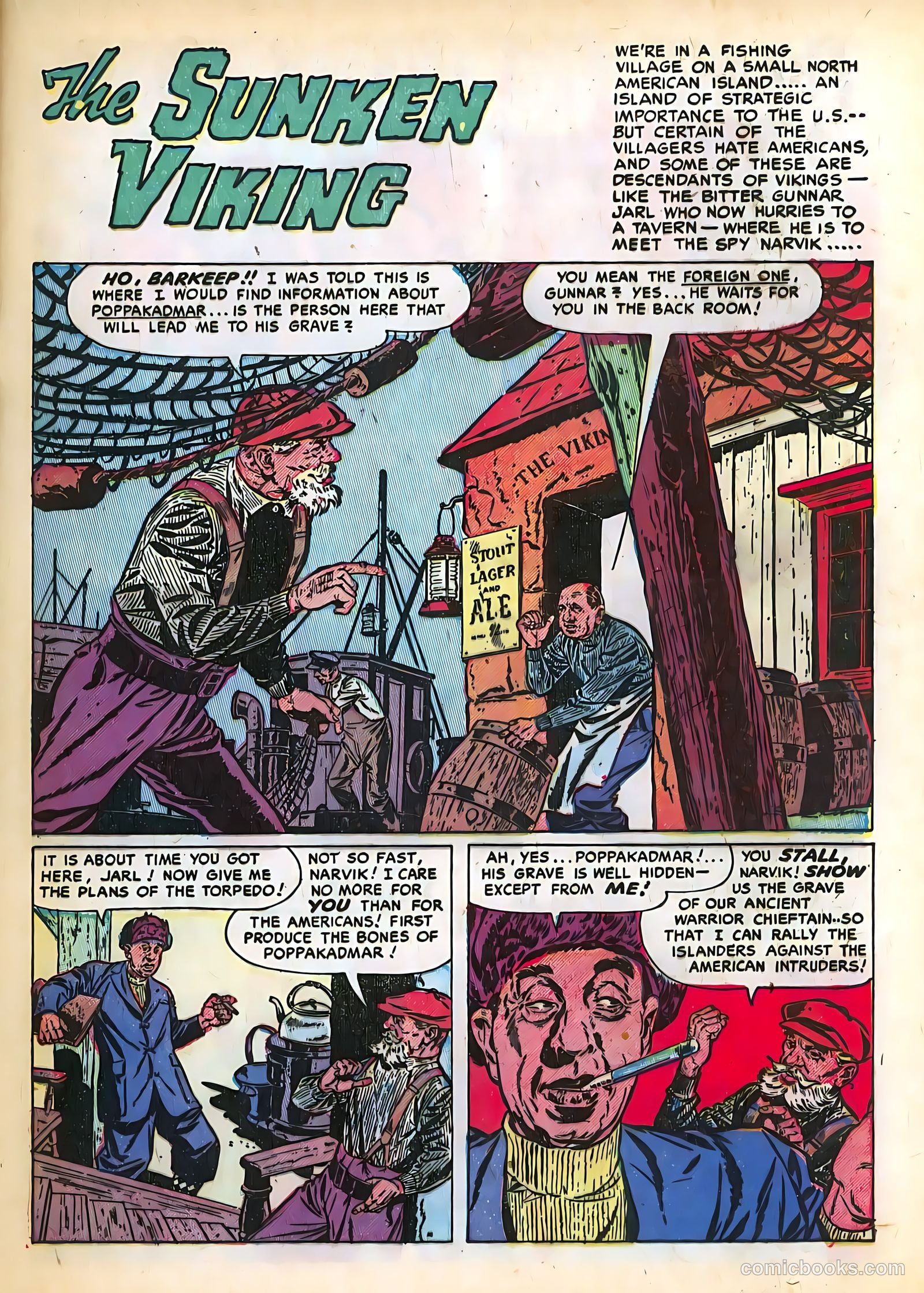 Frogman Comics #5 (1952) — page 21 of 36