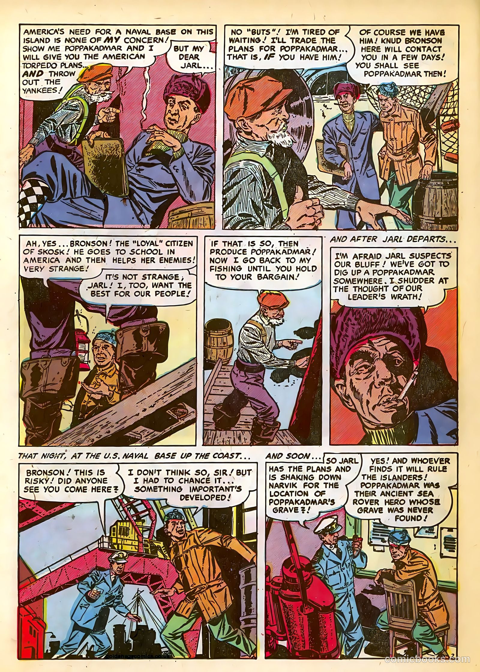 Frogman Comics #5 (1952) — page 22 of 36