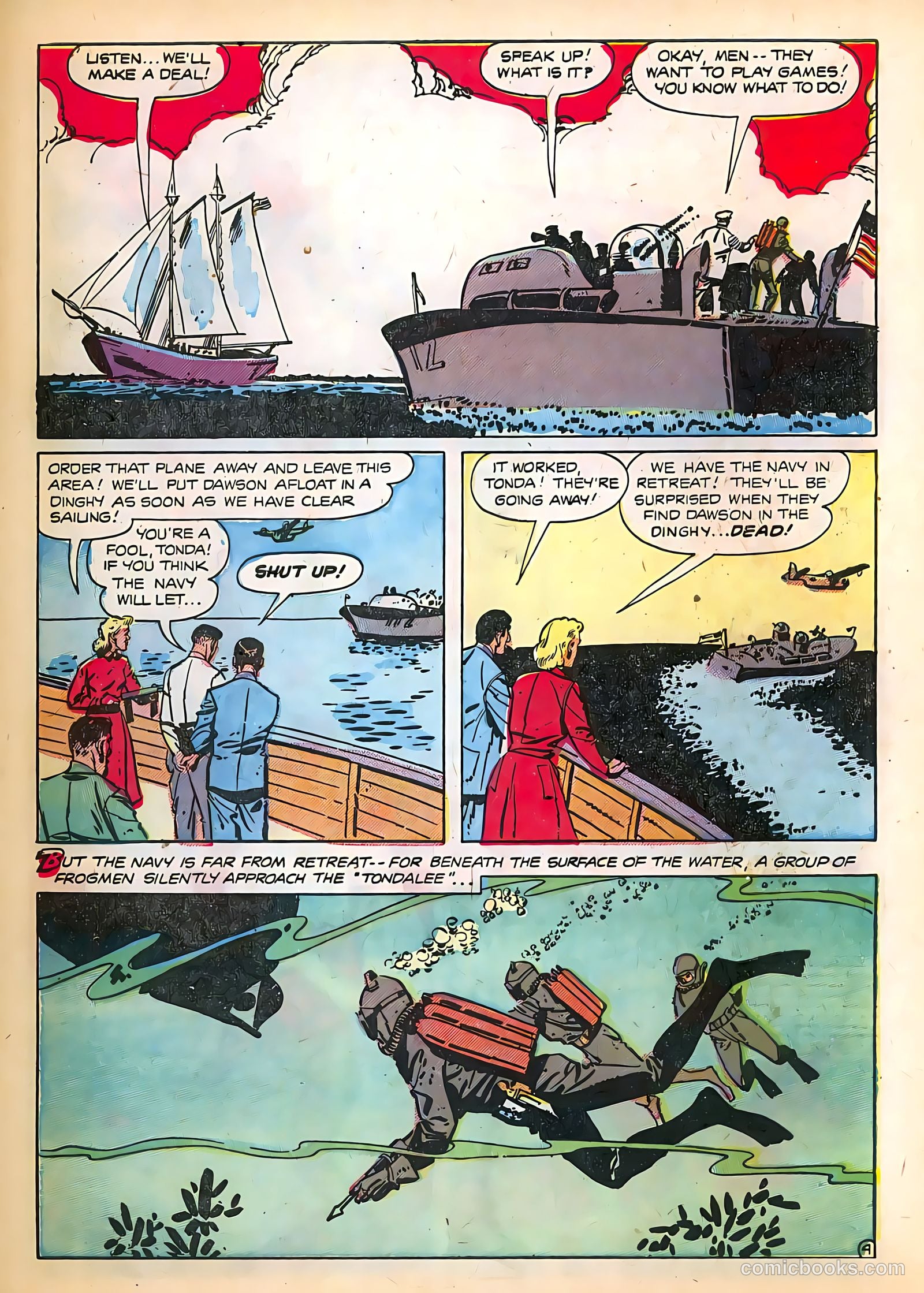 Frogman Comics #5 (1952) — page 31 of 36